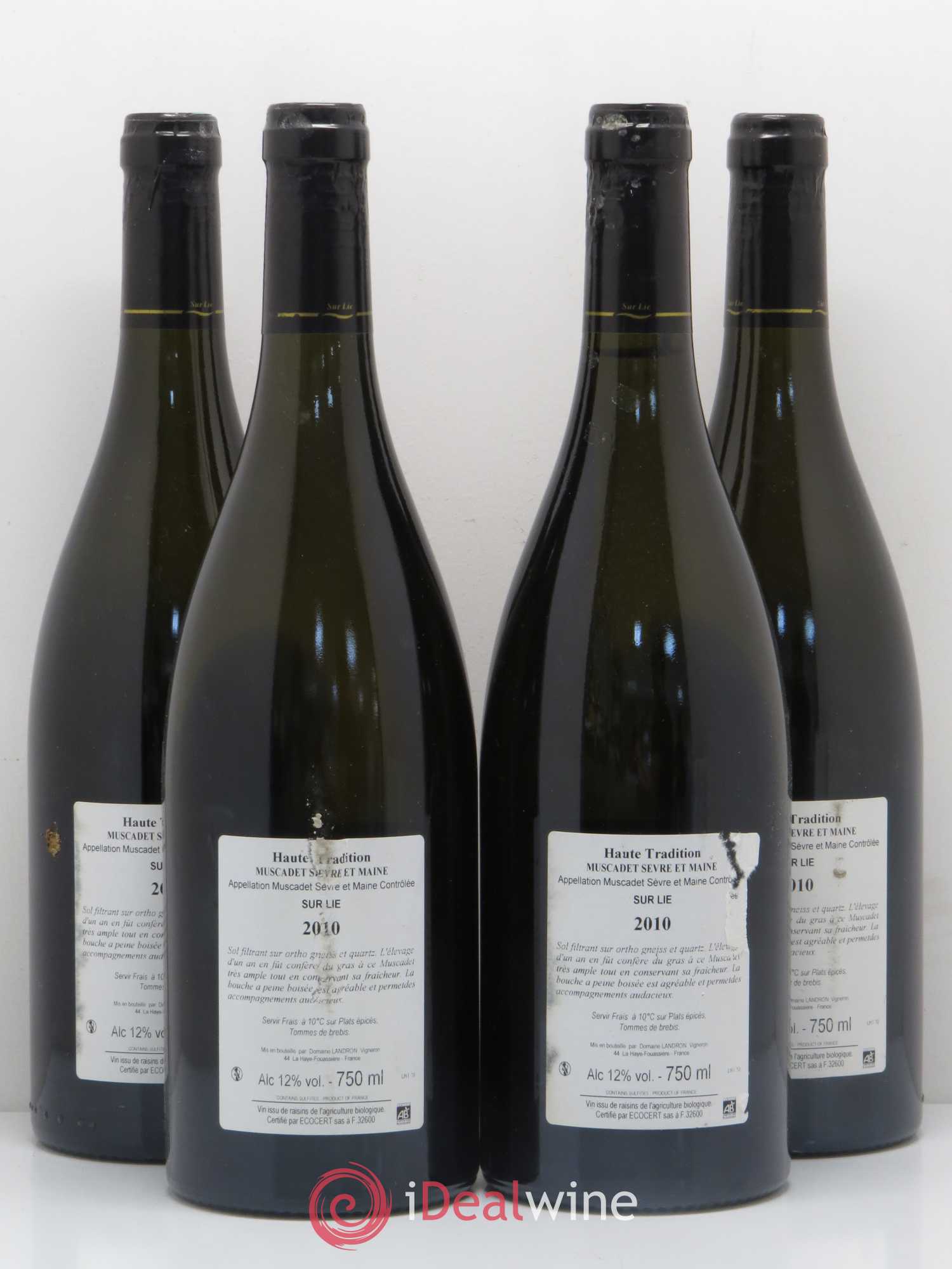 Muscadet-Sèvre-et-Maine Haute Tradition Jo Landron (sans prix de réserve) 2010 - Lot de 7 bouteilles - 2