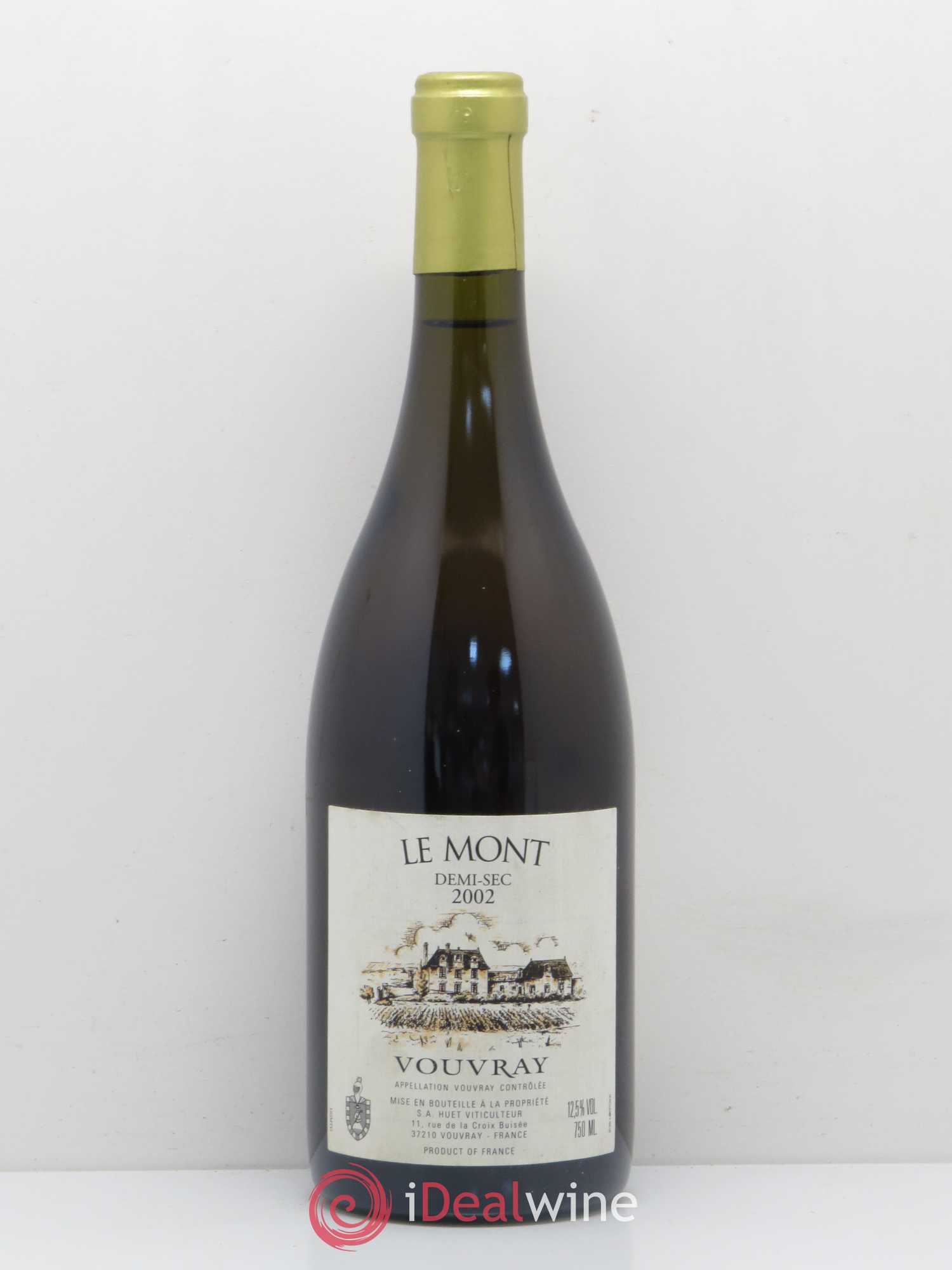 Vouvray Le Mont Demi-Sec Domaine Huet 2002 - Lot de 1 bouteille - 0