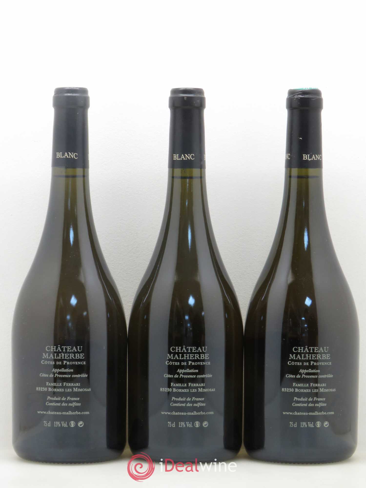 Divers Côtes de Provence Château Malherbe 2013 - Posten von 3 Flaschen - 1