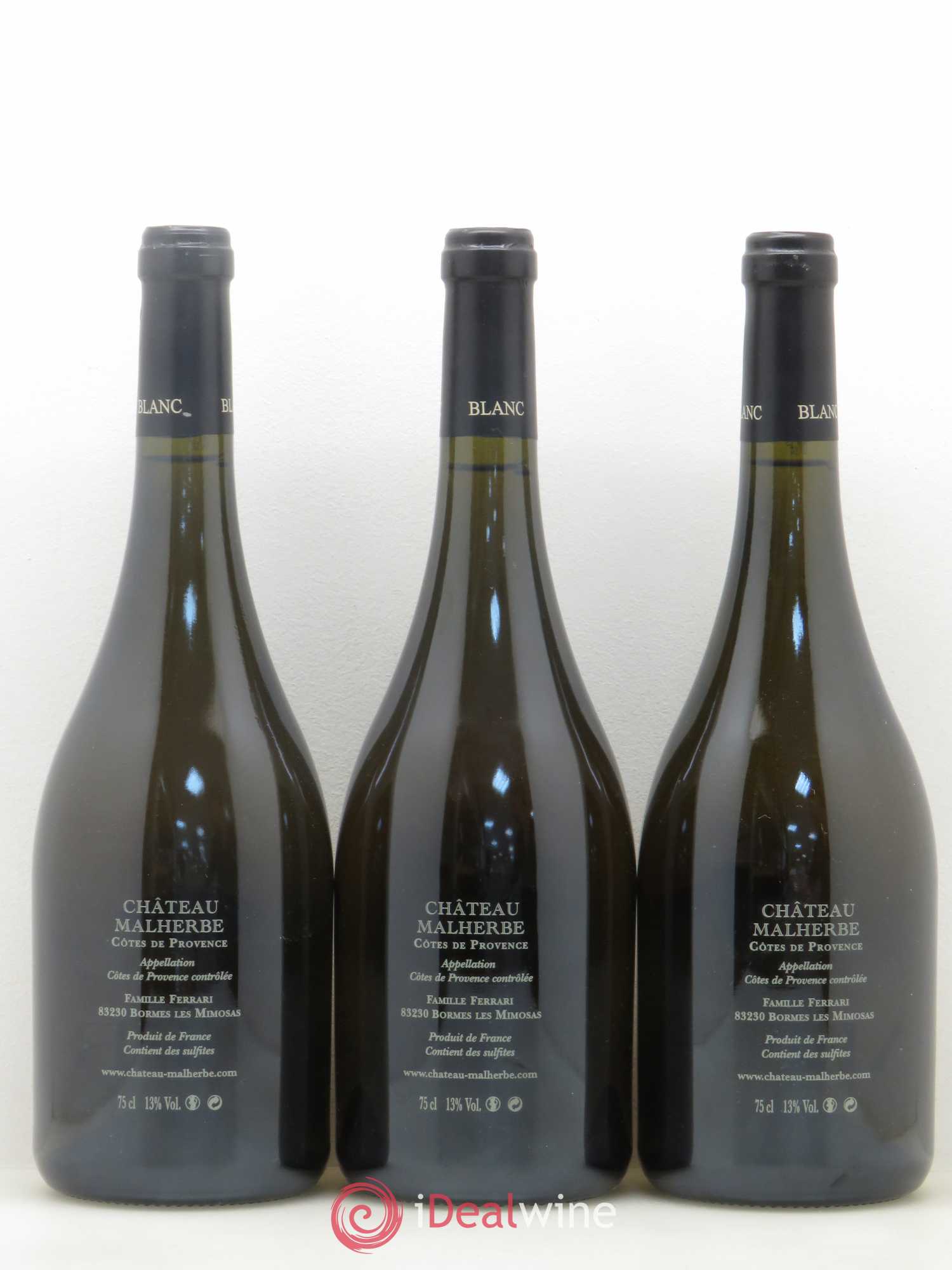 Divers Côtes de Provence Château Malherbe 2013 - Posten von 3 Flaschen - 1
