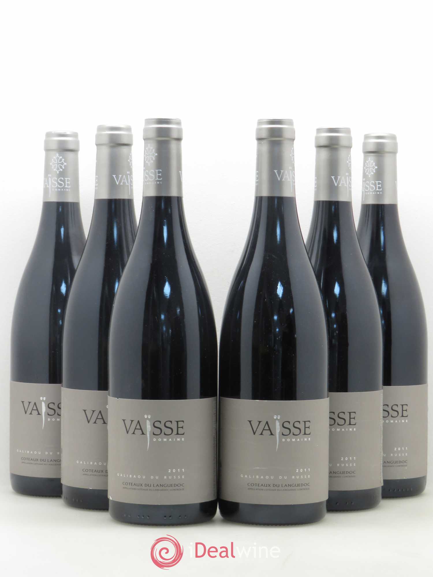 Pays d'Hérault Galibaou du Russe Domaine Vaisse 2011 - Posten von 6 Flaschen - 0