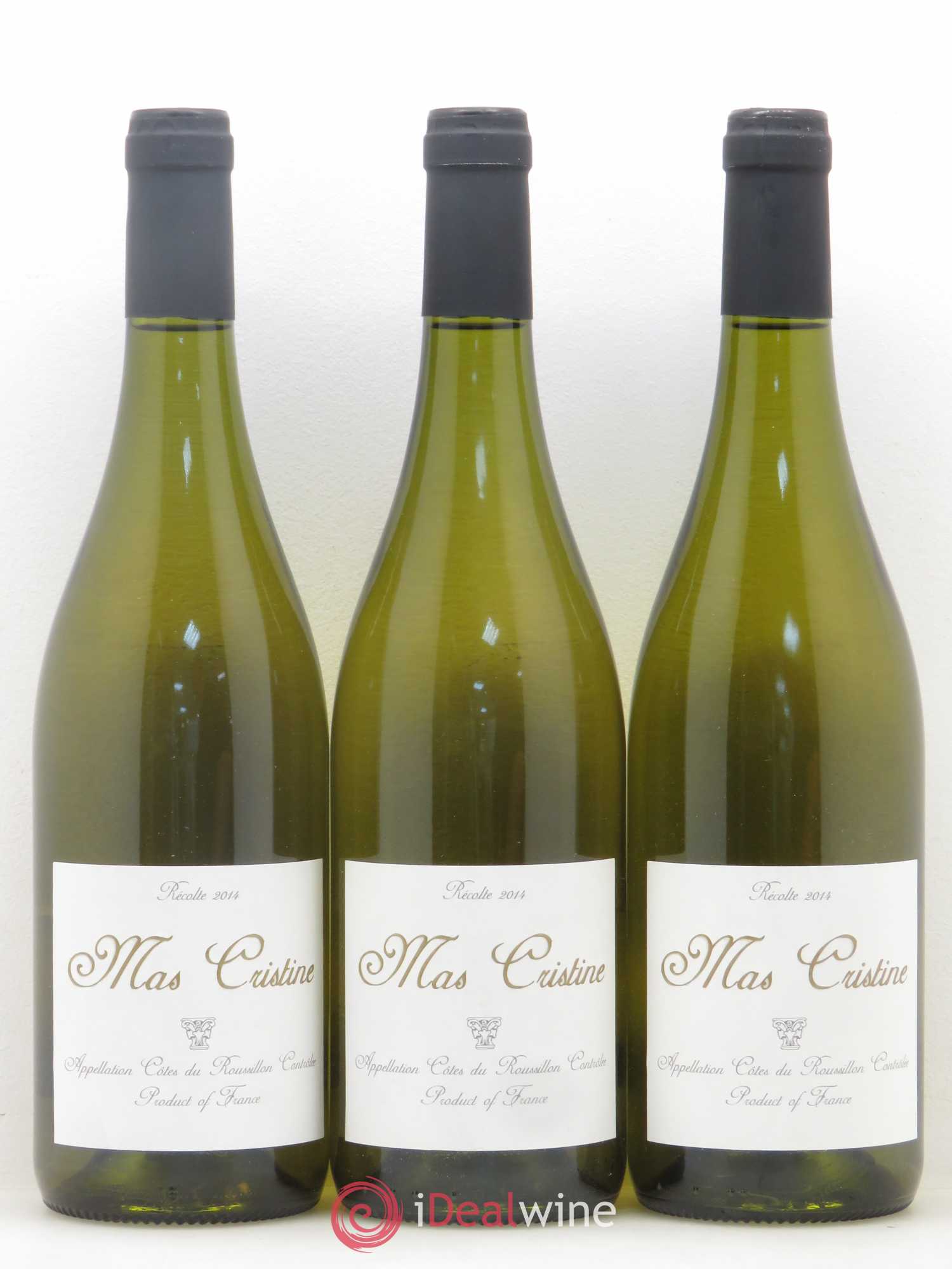 Côtes du Roussillon Mas Cristine (sans prix de réserve) 2014 - Posten von 11 Flaschen - 2