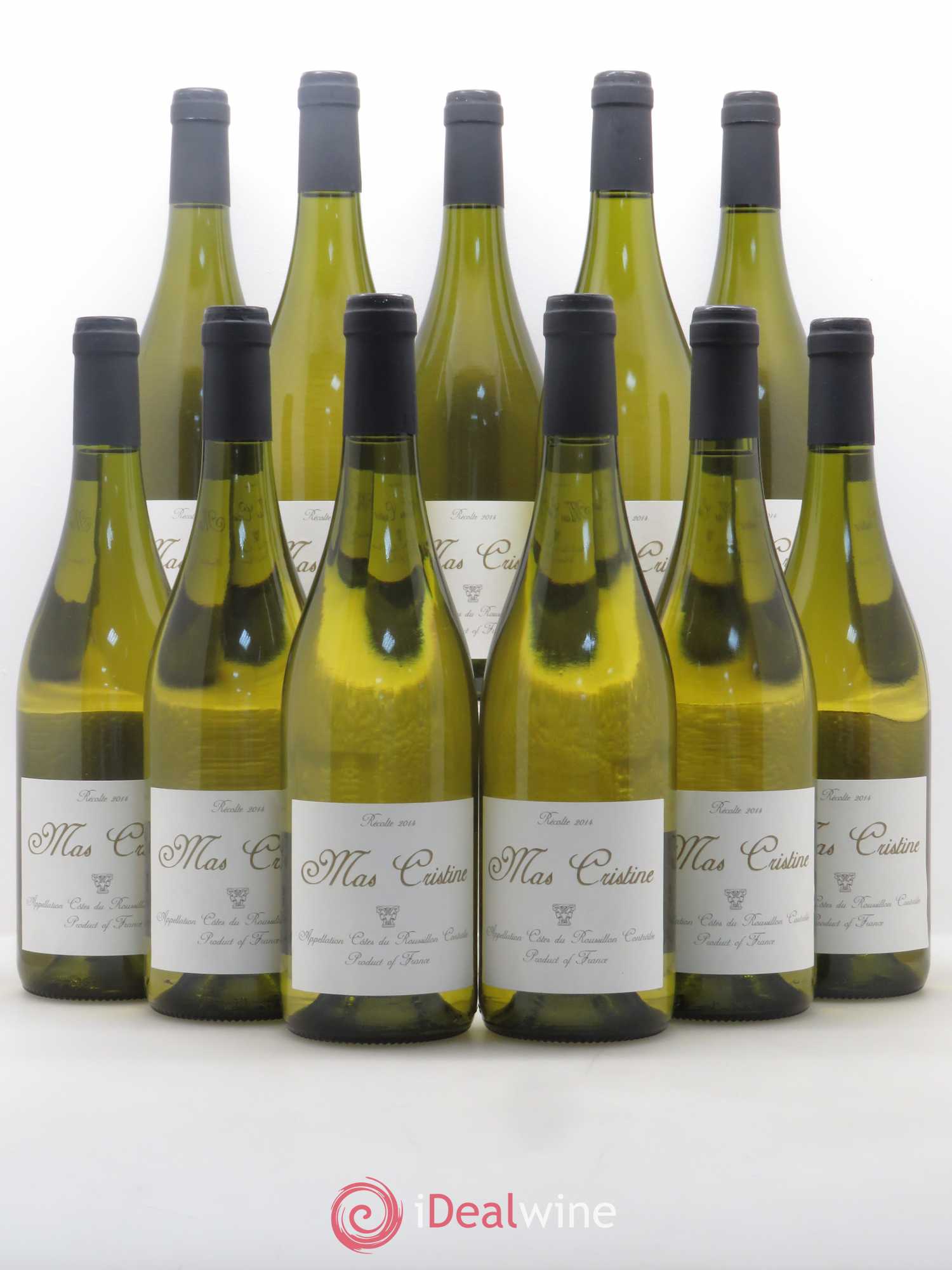 Côtes du Roussillon Mas Cristine (sans prix de réserve) 2014 - Posten von 11 Flaschen - 0