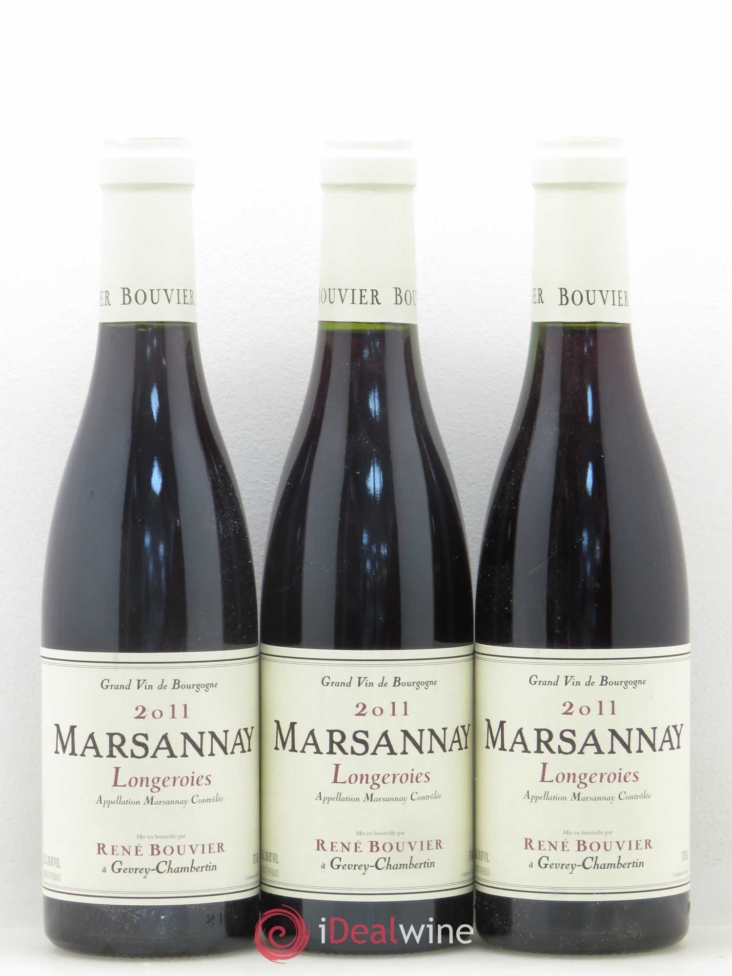 Marsannay Les Longeroies René Bouvier (Domaine)  (sans prix de réserve) 2011 - Lot de 12 demi bouteilles - 3