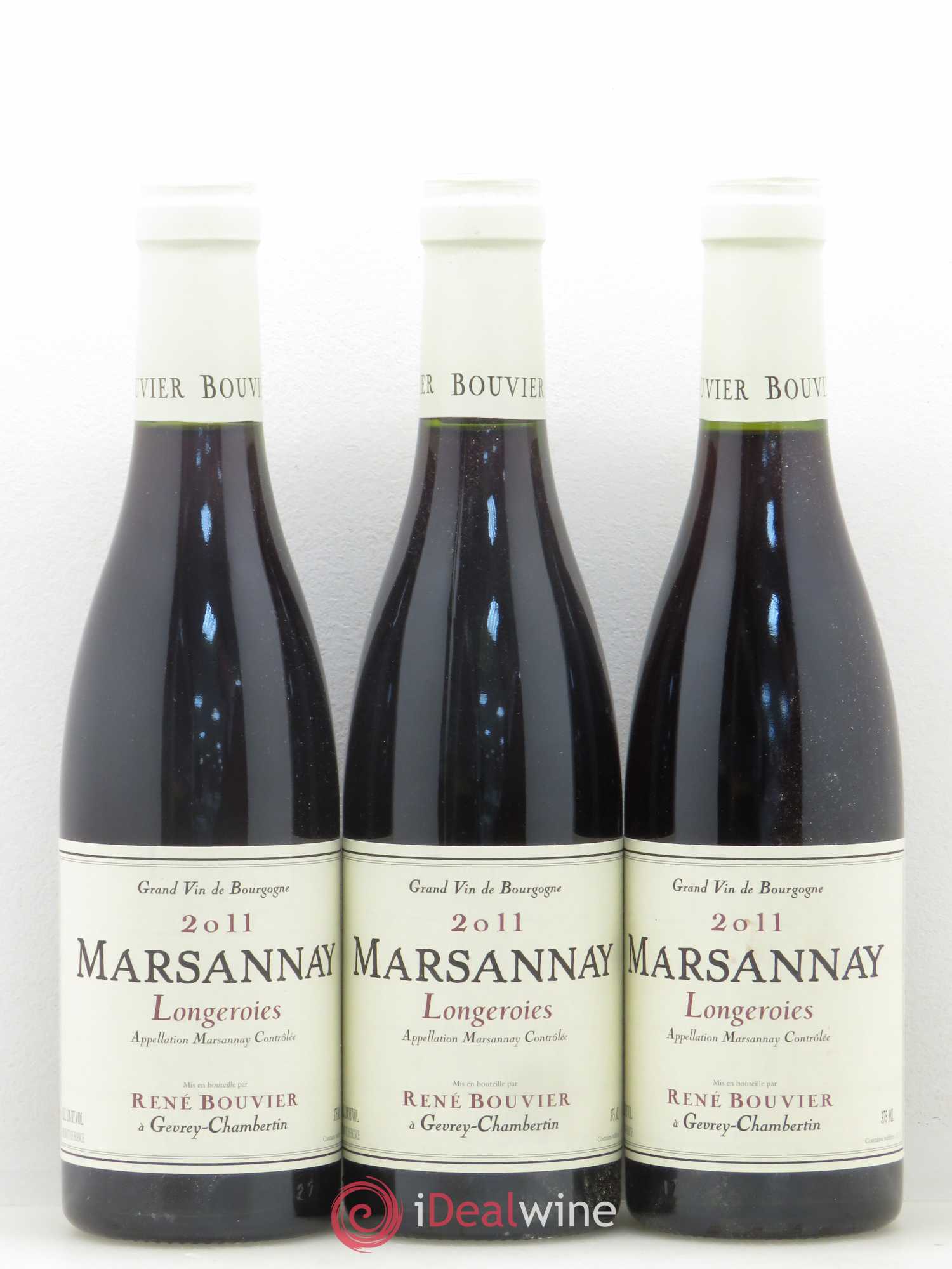 Marsannay Les Longeroies René Bouvier (Domaine)  (sans prix de réserve) 2011 - Lot de 12 demi bouteilles - 4