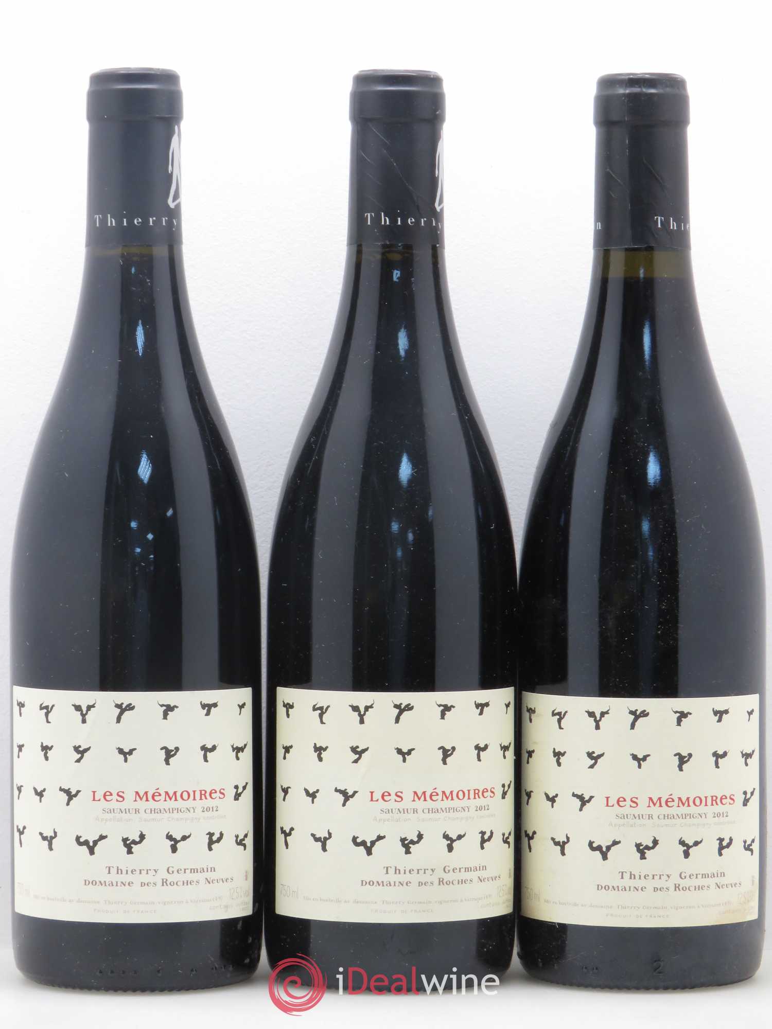 Saumur-Champigny Les Mémoires Domaine des Roches Neuves - Thierry Germain 2012 - Lot de 6 bouteilles - 2