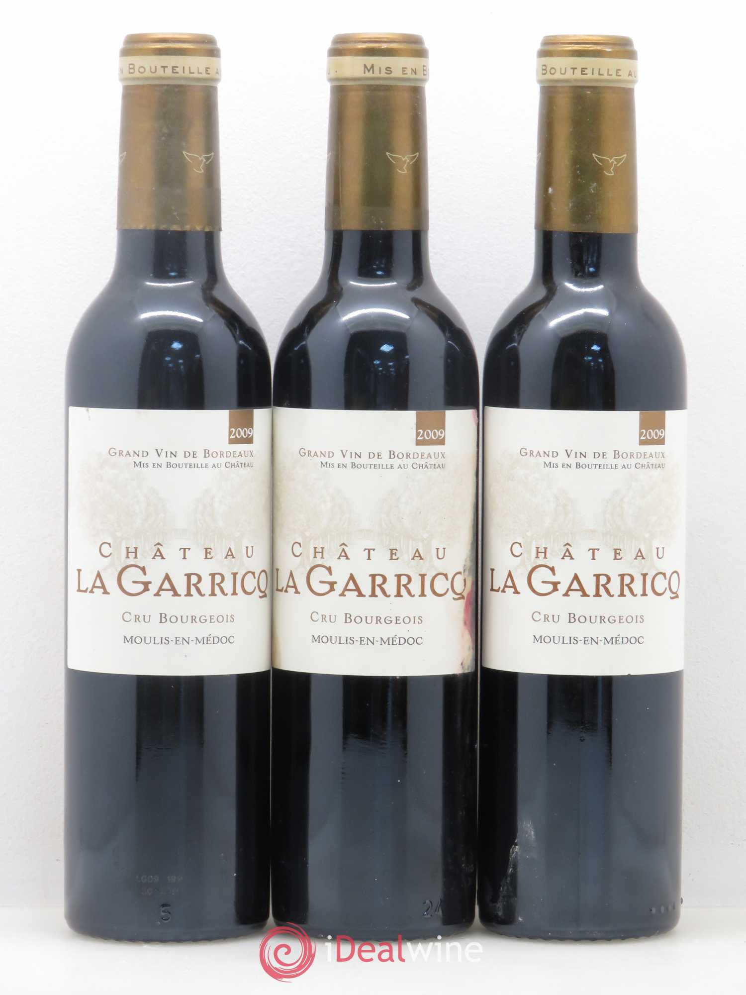 Château La Garricq  (sans prix de réserve) 2009 - Lot de 6 demi bouteilles - 2
