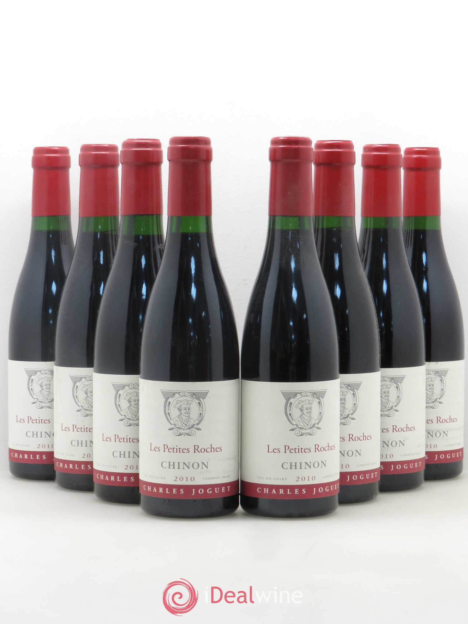 Chinon Les Petites Roches Domaine Charles Joguet (sans prix de réserve) 2010 - Posten von 8 Demi-Flaschen - 0