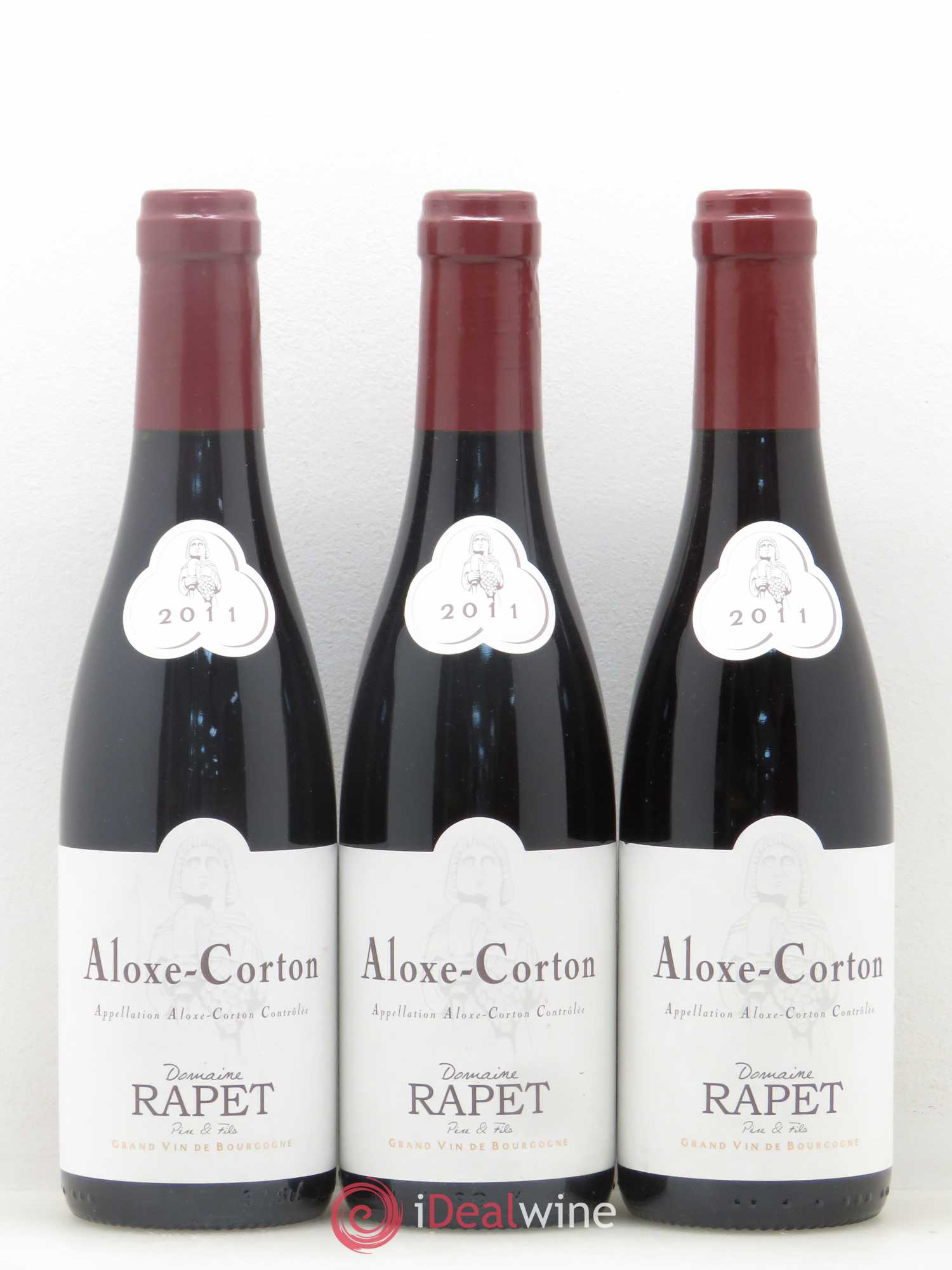 Aloxe-Corton Rapet 2011 - Posten von 3 Demi-Flaschen - 0