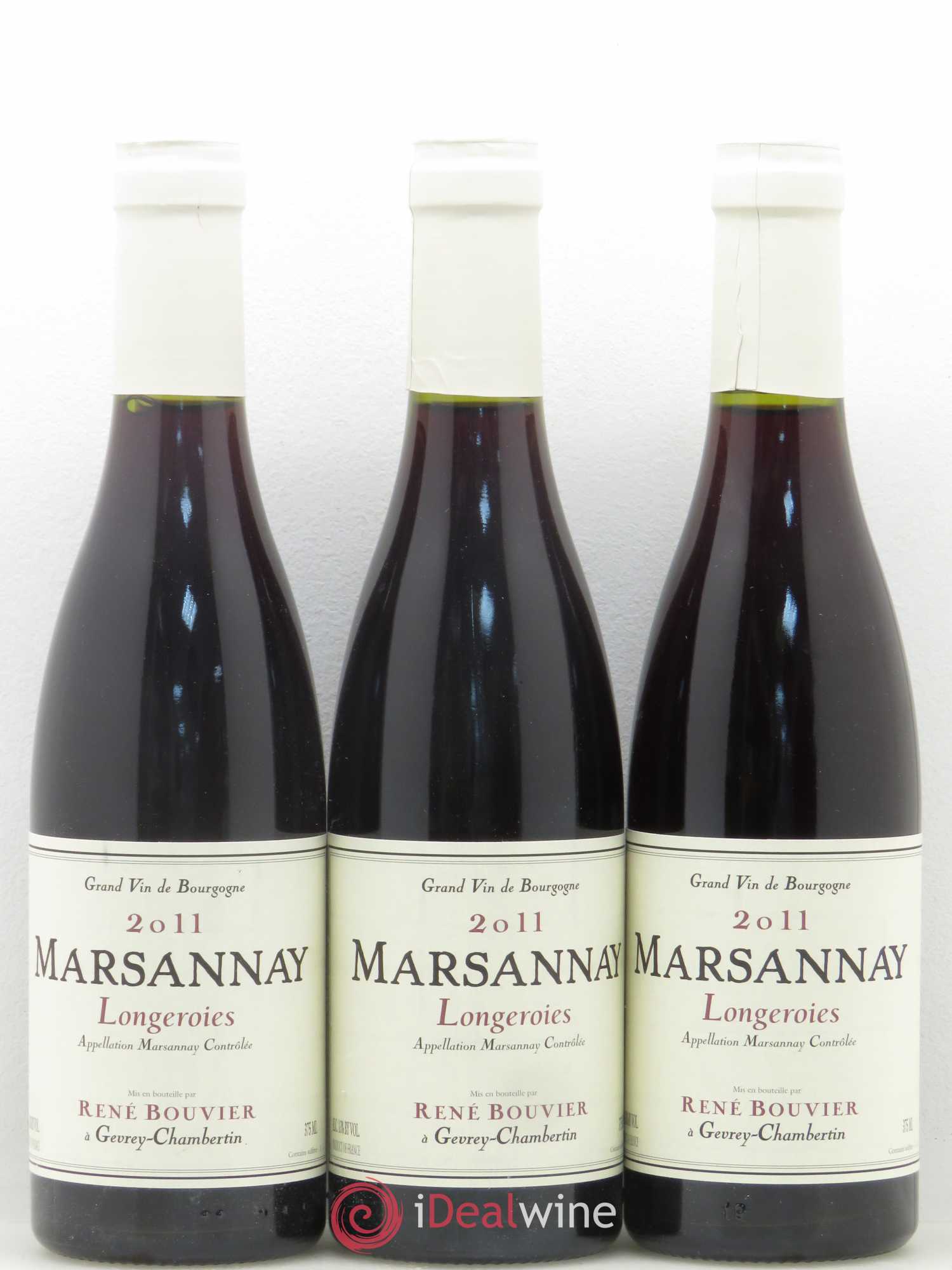 Marsannay Les Longeroies René Bouvier (Domaine)  (sans prix de réserve) 2011 - Lot de 12 demi bouteilles - 2