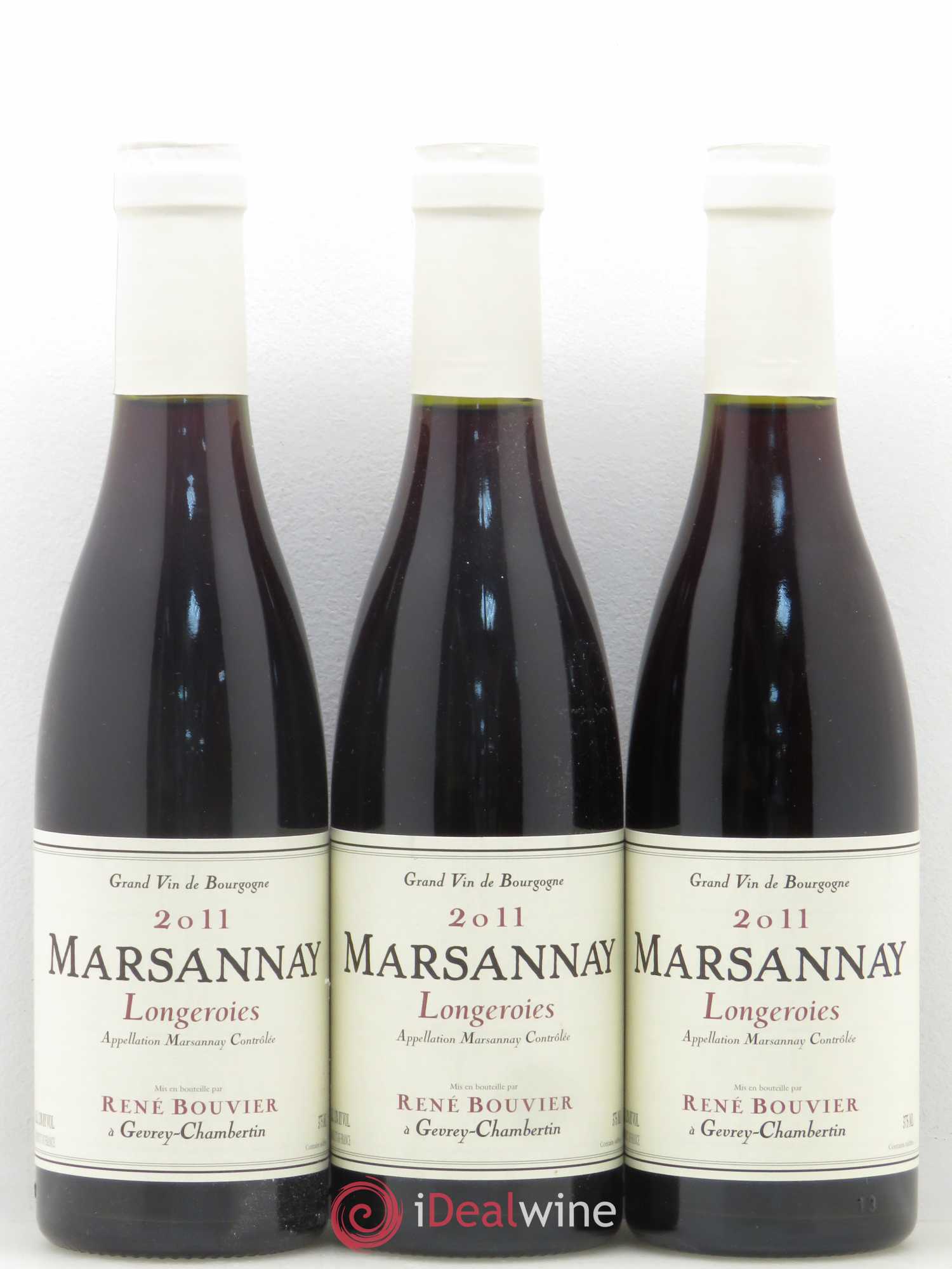 Marsannay Les Longeroies René Bouvier (Domaine)  (sans prix de réserve) 2011 - Lot de 12 demi bouteilles - 3
