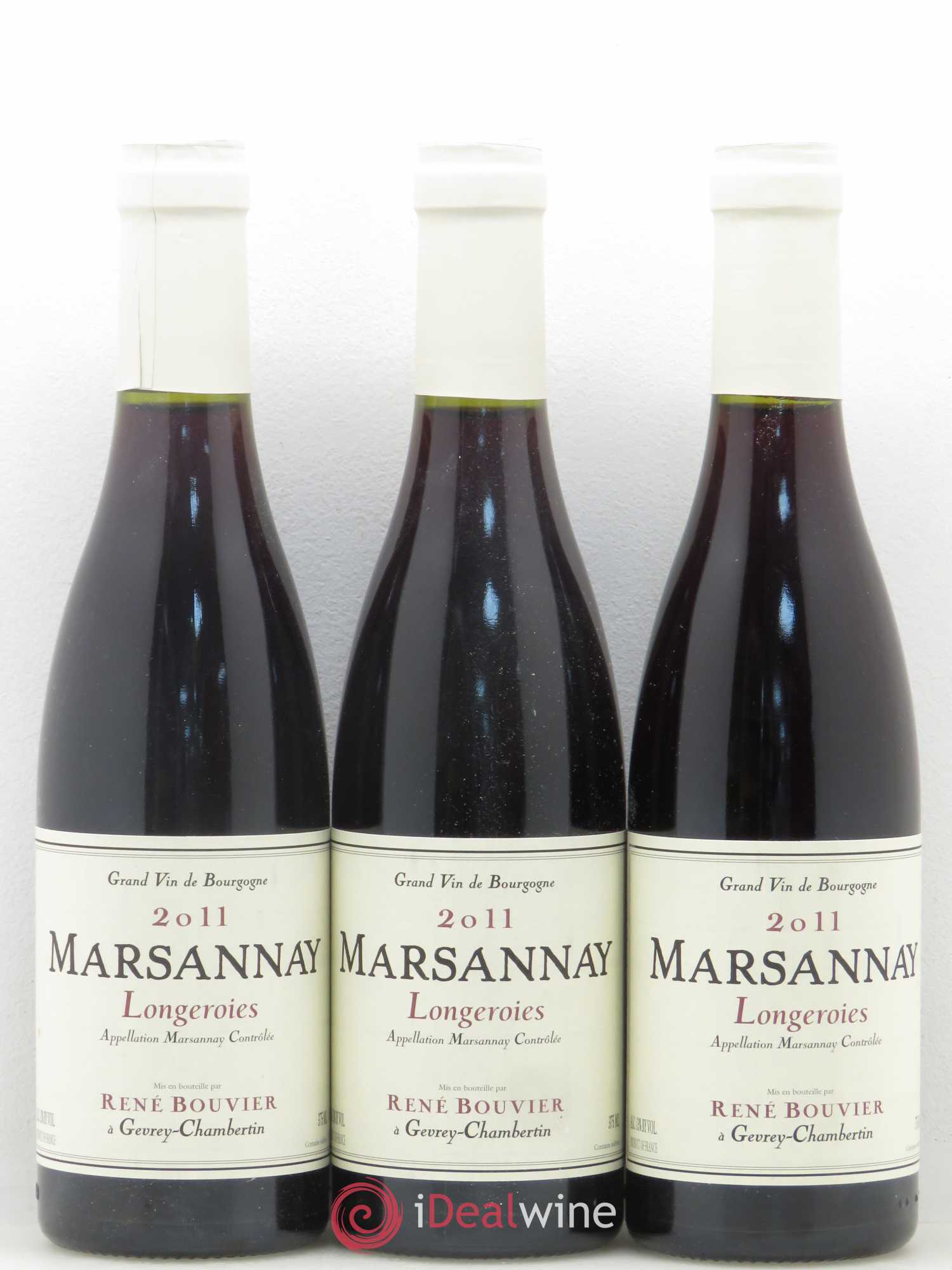 Marsannay Les Longeroies René Bouvier (Domaine)  (sans prix de réserve) 2011 - Lot de 12 demi bouteilles - 4