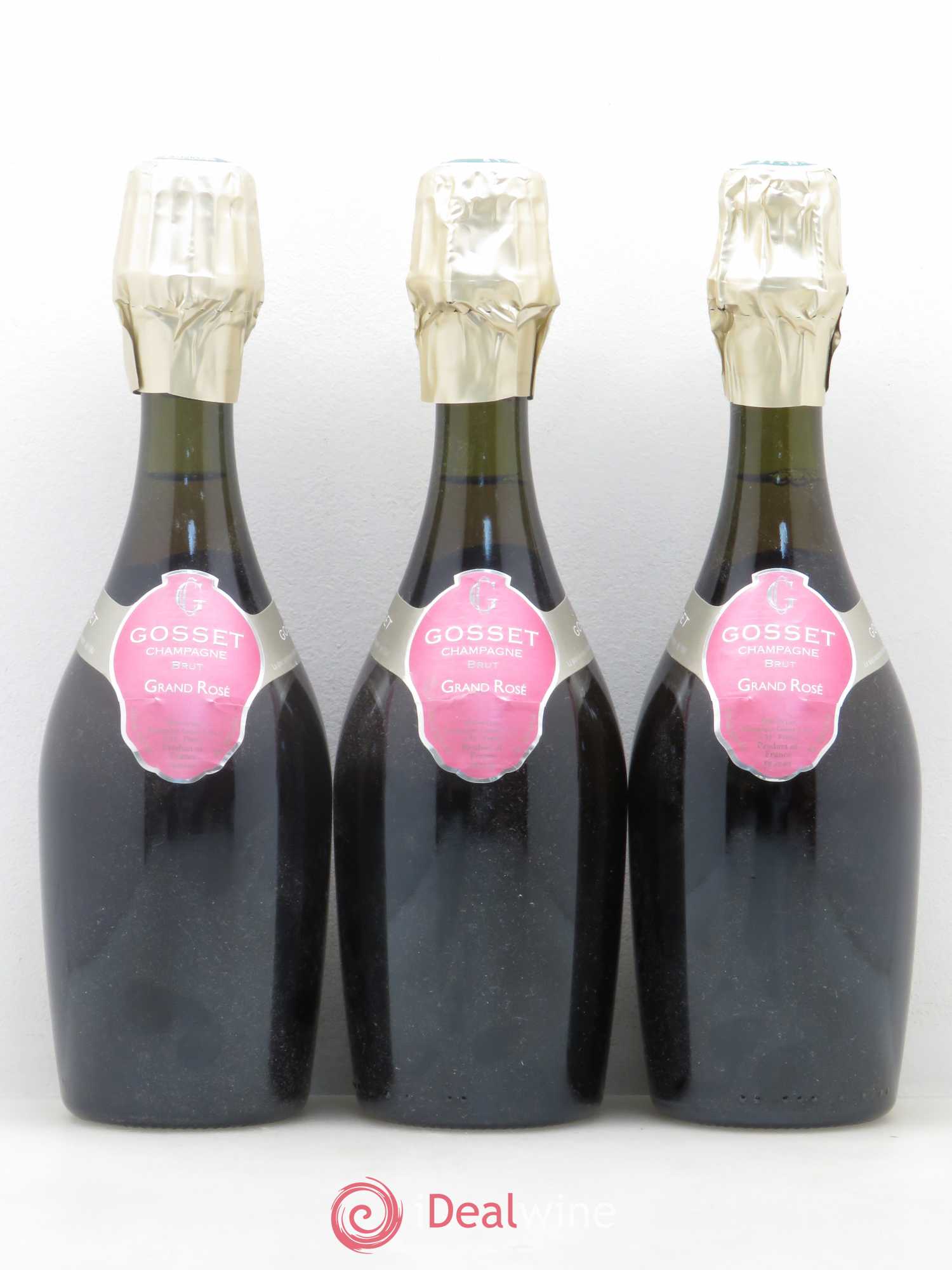 Champagne - Gosset Grand Rosé (sans prix de réserve) - Posten von 12 Demi-Flaschen - 4