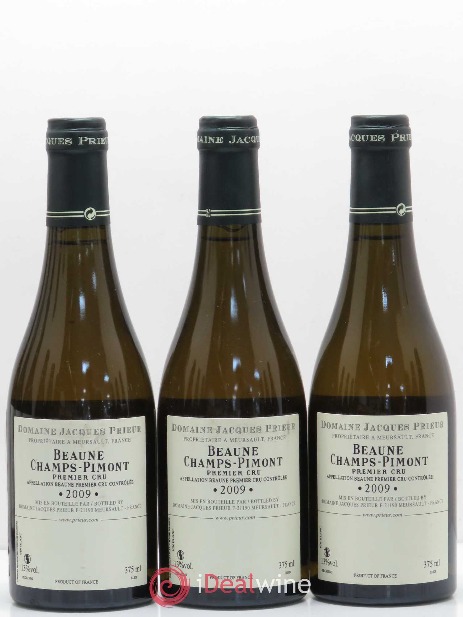 Beaune 1er Cru Champs-Pimont Jacques Prieur (Domaine) (sans prix de réserve) 2009 - Lot de 12 demi bouteilles - 2