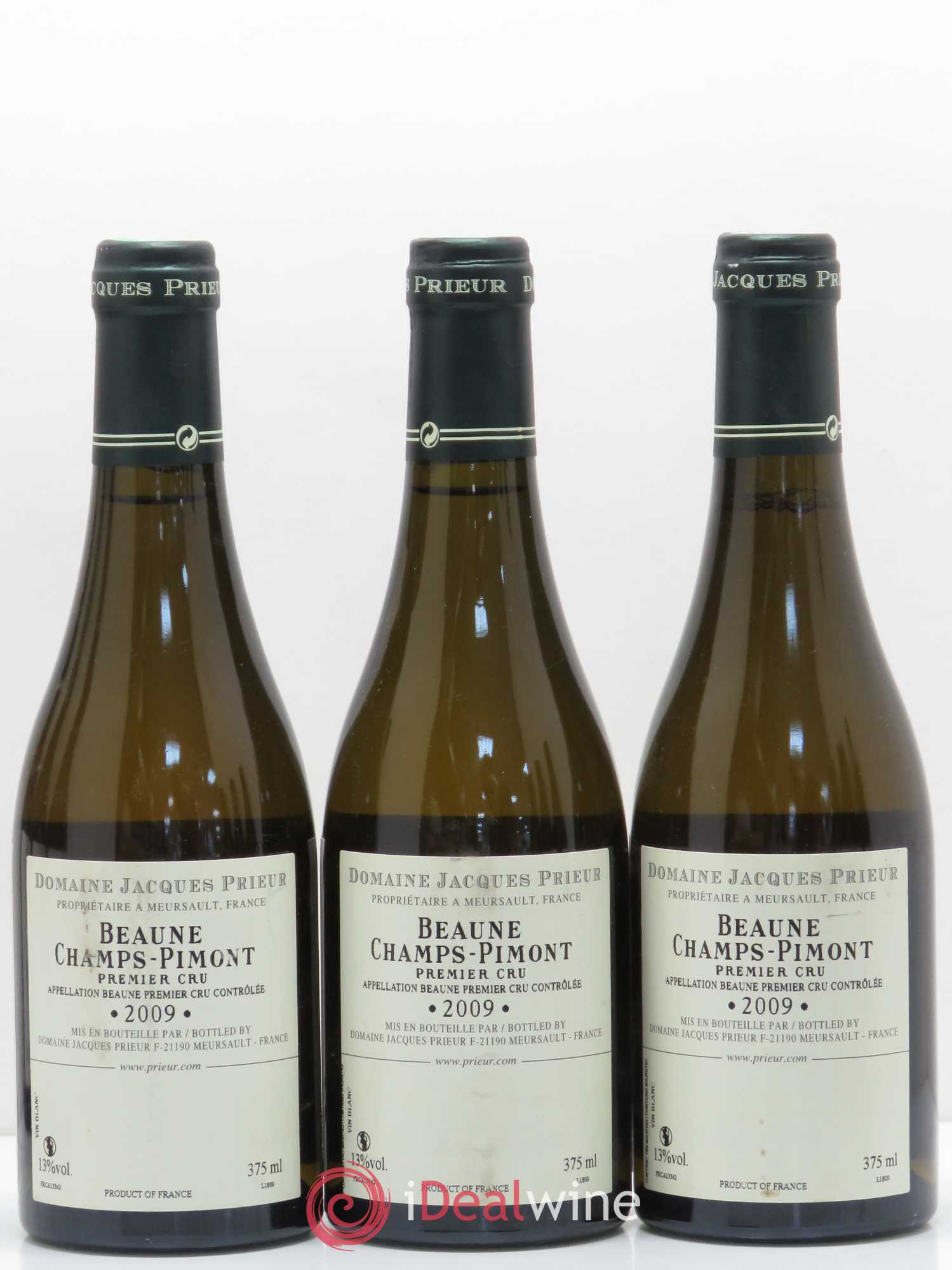 Beaune 1er Cru Champs-Pimont Jacques Prieur (Domaine) (sans prix de réserve) 2009 - Lot de 12 demi bouteilles - 4