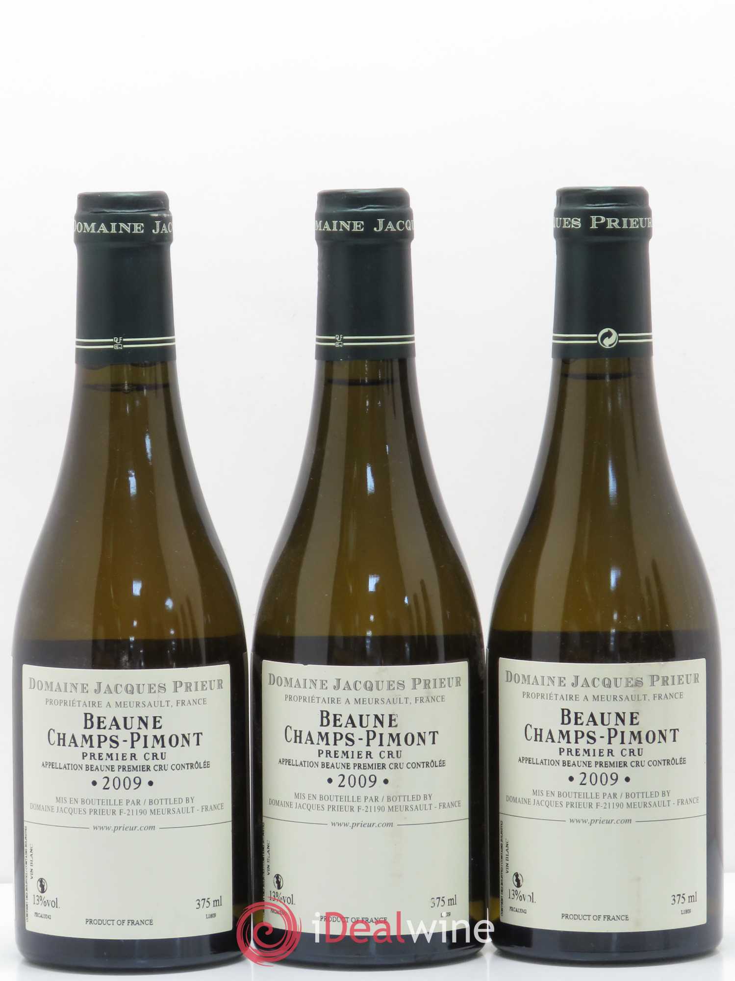 Beaune 1er Cru Champs-Pimont Jacques Prieur (Domaine) (sans prix de réserve) 2009 - Lot de 12 demi bouteilles - 6