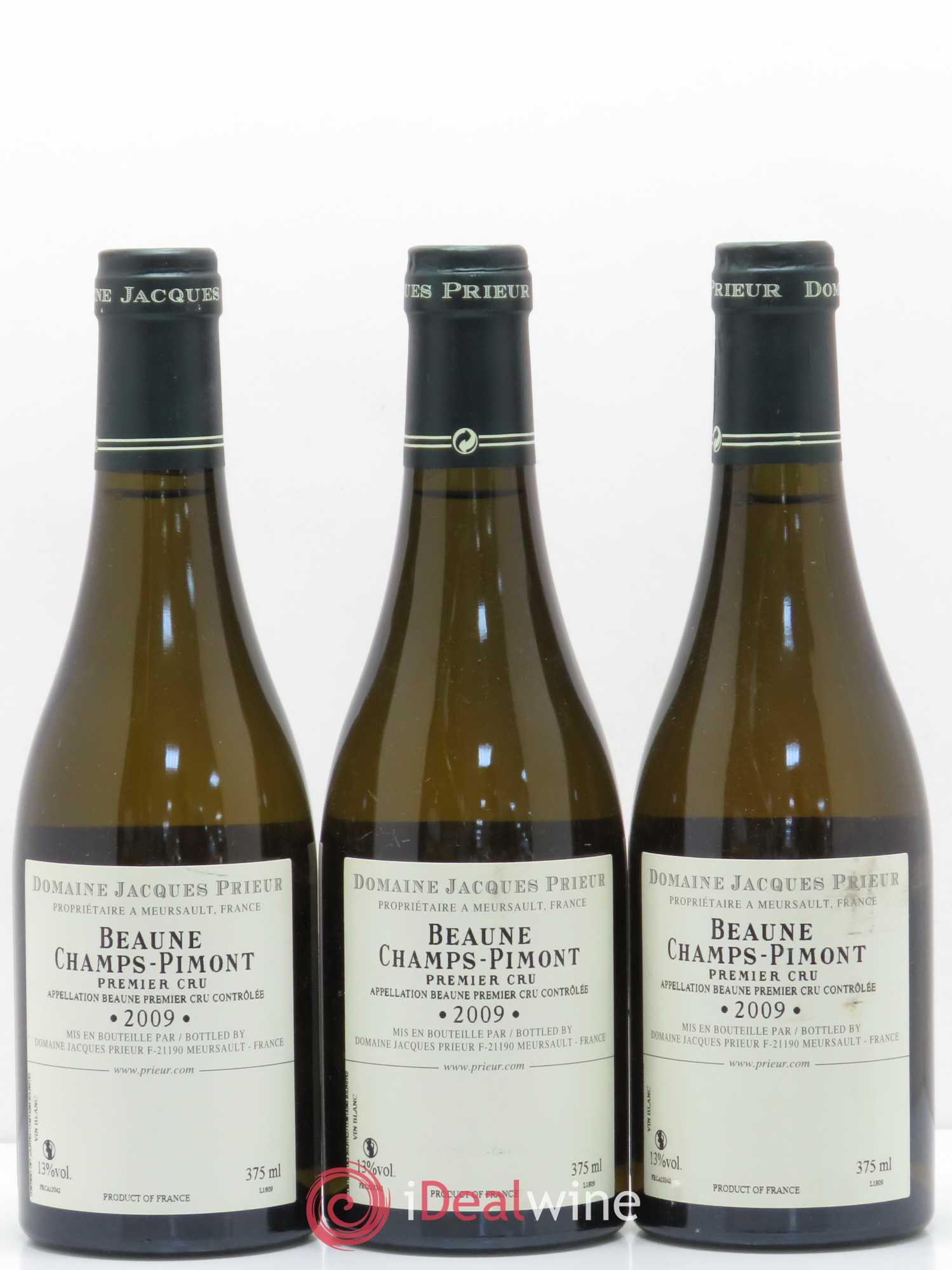 Beaune 1er Cru Champs-Pimont Jacques Prieur (Domaine) (sans prix de réserve) 2009 - Lot de 12 demi bouteilles - 8