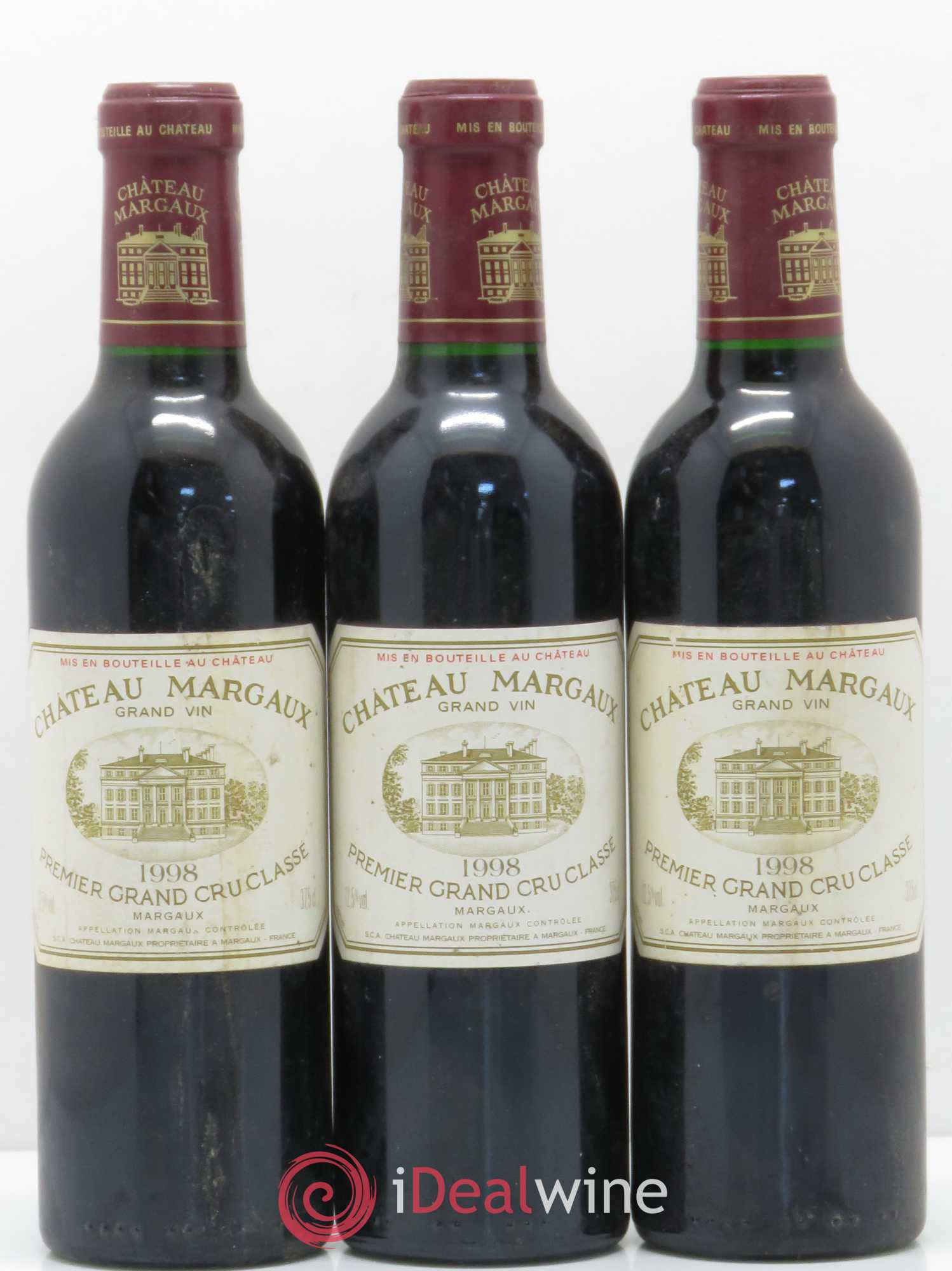 Château Margaux 1er Grand Cru Classé 1998 - Posten von 6 Demi-Flaschen - 2