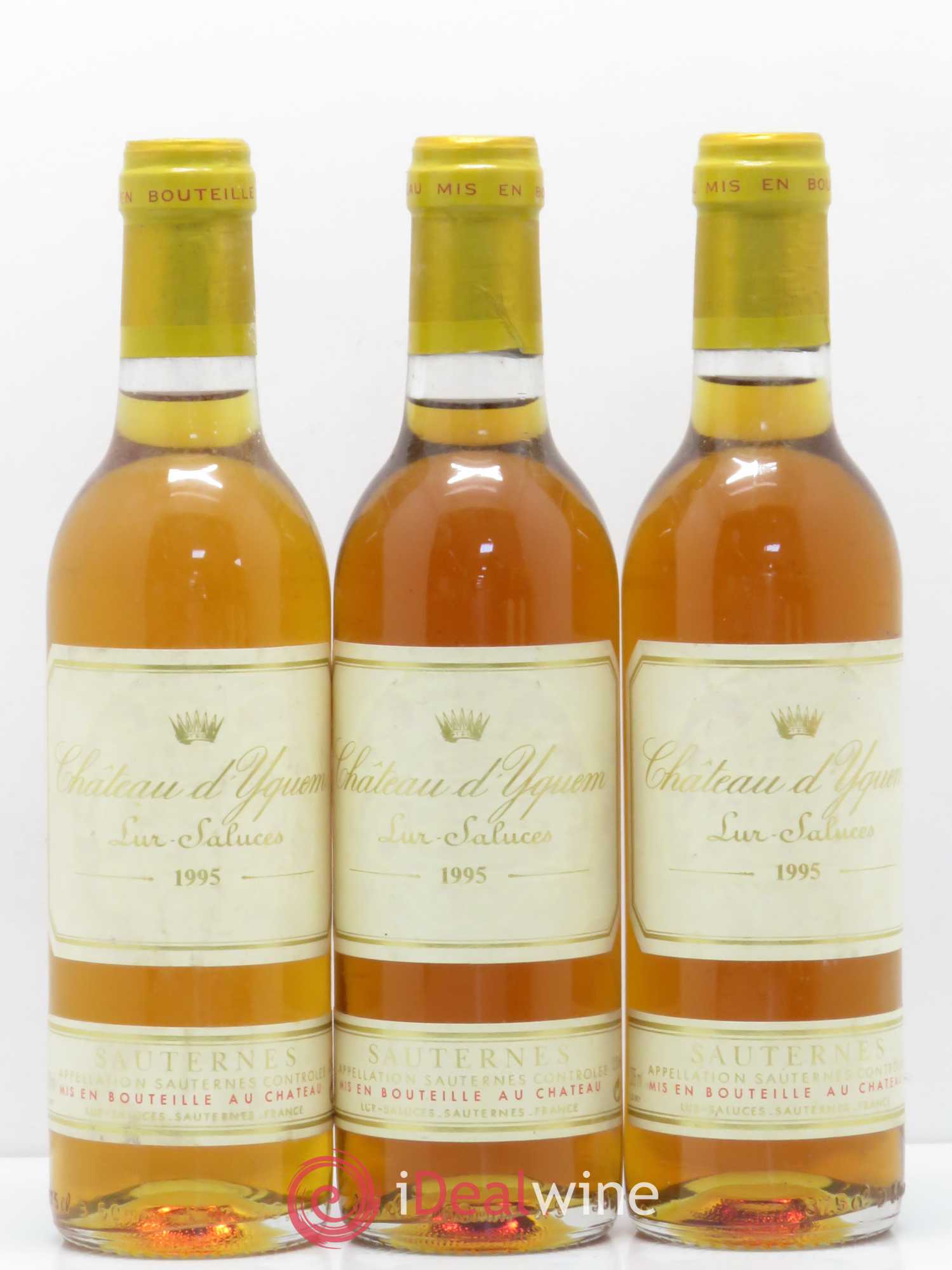 Château d' Yquem 1er Cru Classé Supérieur 1995 - Posten von 6 Demi-Flaschen - 2