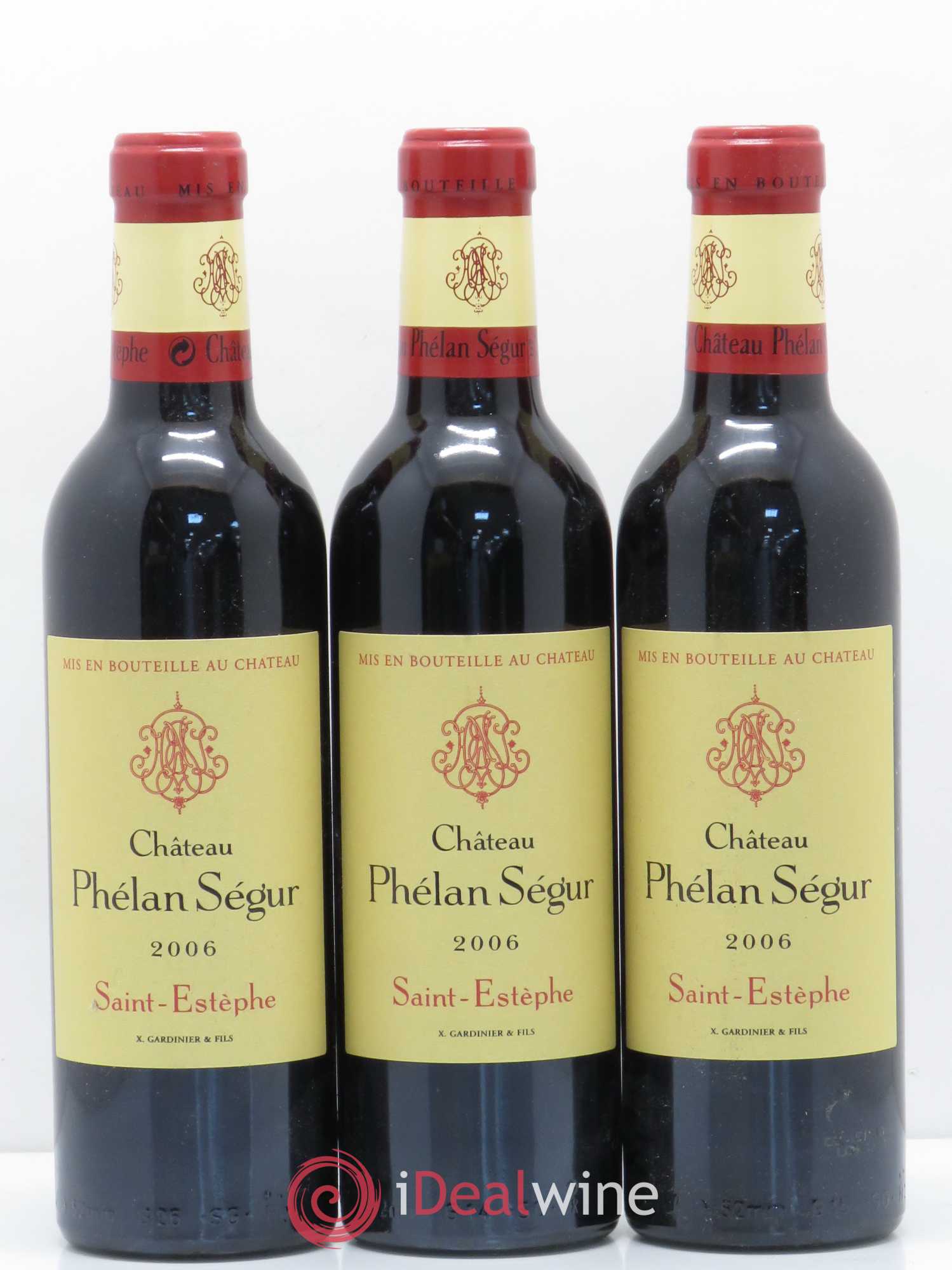 Château Phélan Ségur (sans prix de réserve) 2006 - Lot de 6 demi bouteilles - 2