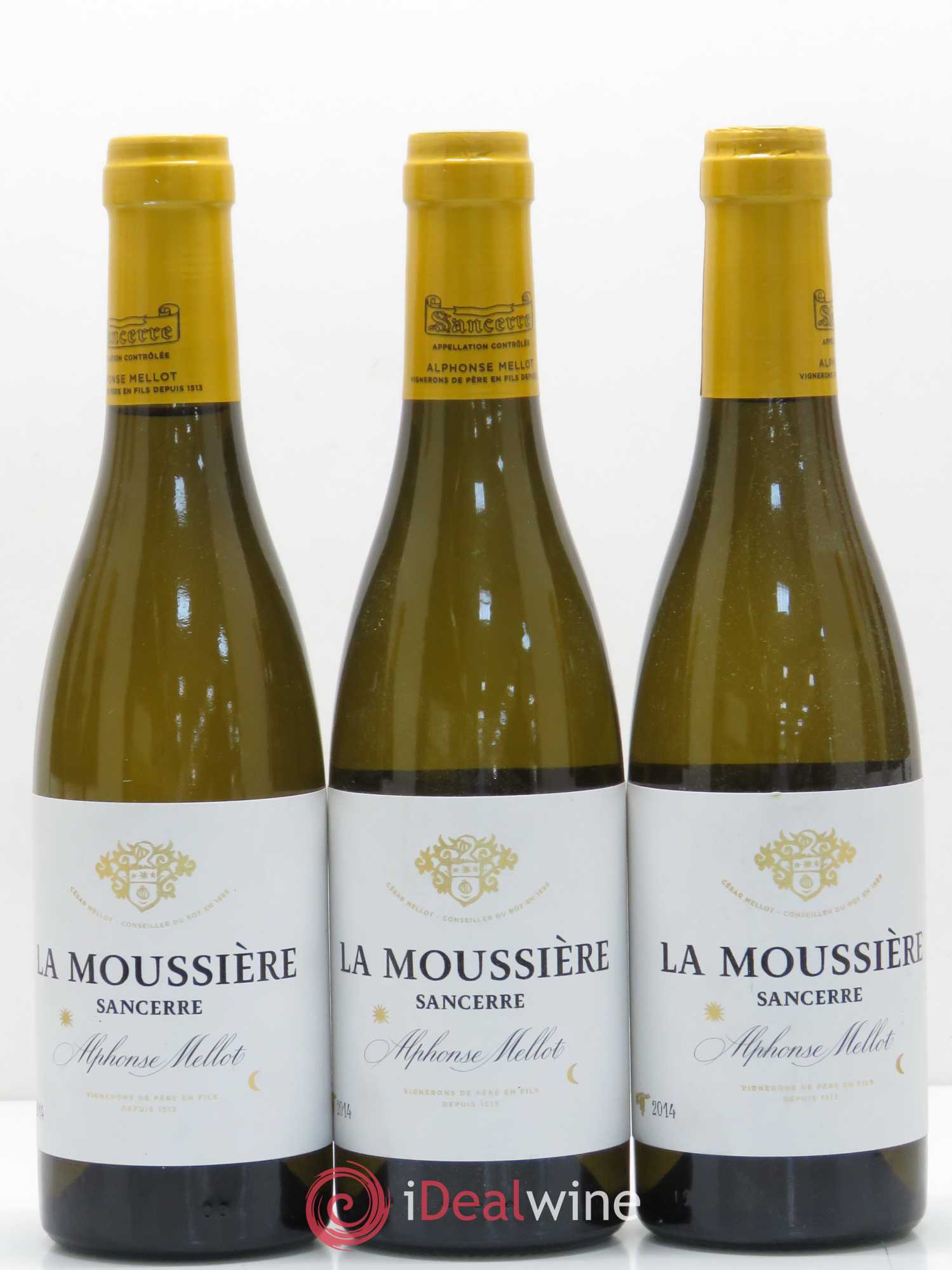 Sancerre La Moussière Alphonse Mellot  (sans prix de réserve) 2014 - Lot de 12 demi bouteilles - 2