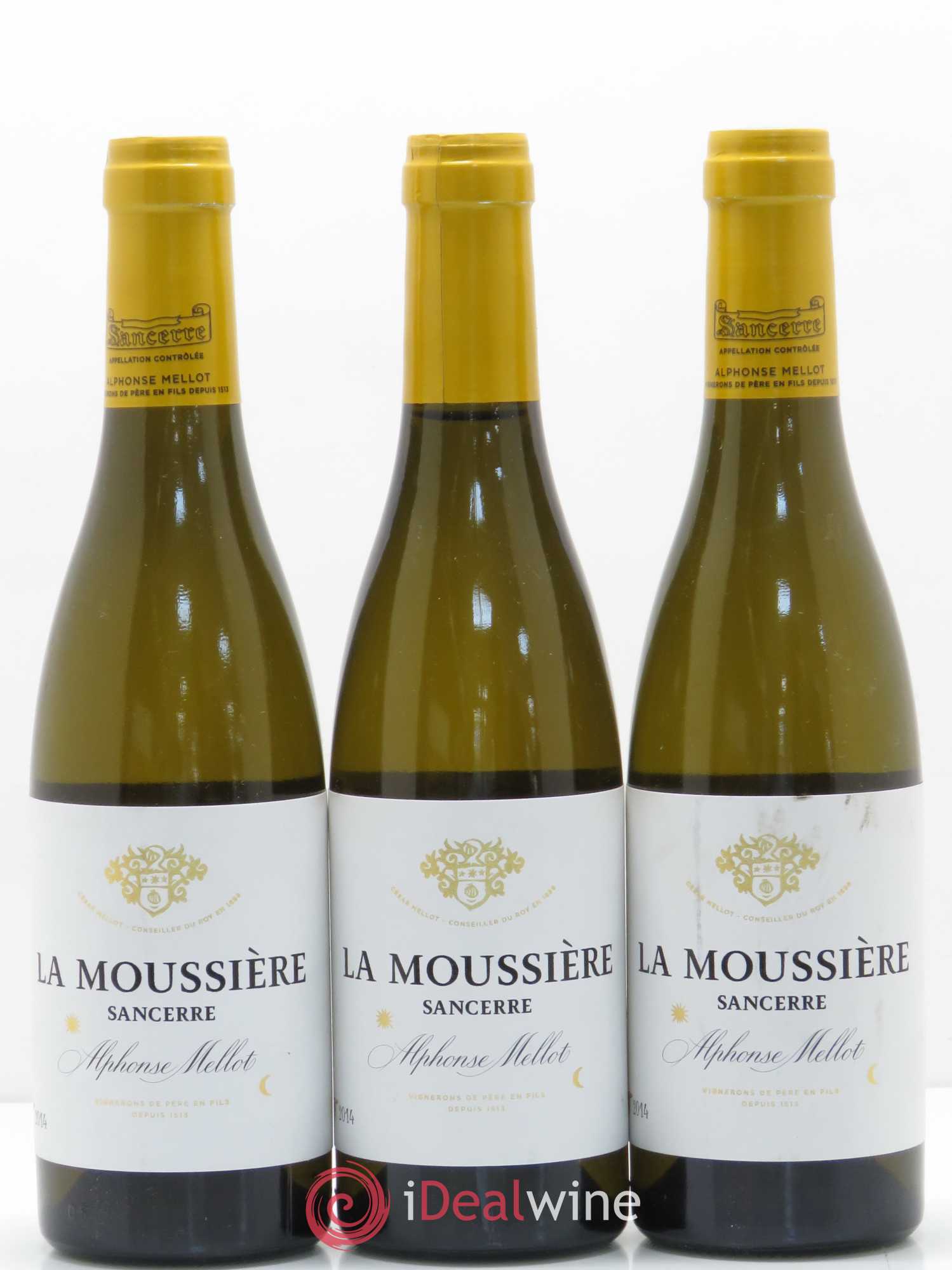Sancerre La Moussière Alphonse Mellot  (sans prix de réserve) 2014 - Lot de 12 demi bouteilles - 4