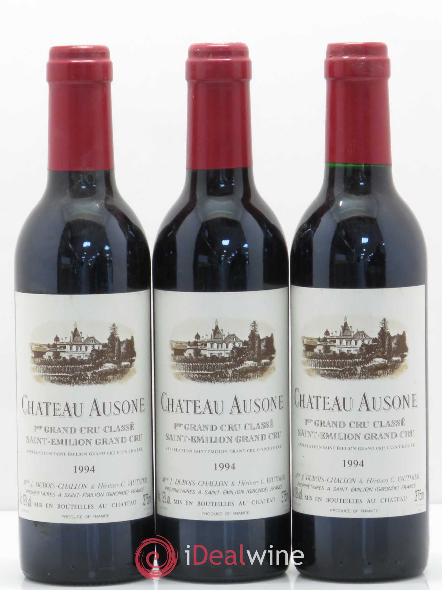 Château Ausone 1er Grand Cru Classé A 1994 - Lot de 6 demi bouteilles - 2