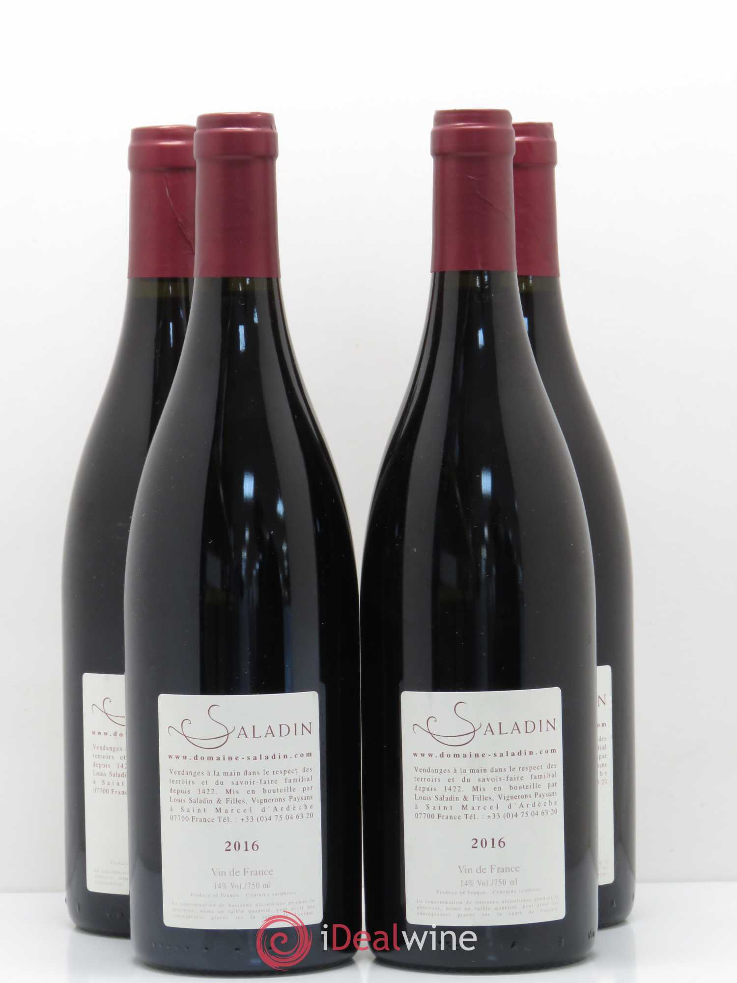 Vin de France Haut Brissan Domaine Saladin 2016 - Posten von 4 Flaschen - 1