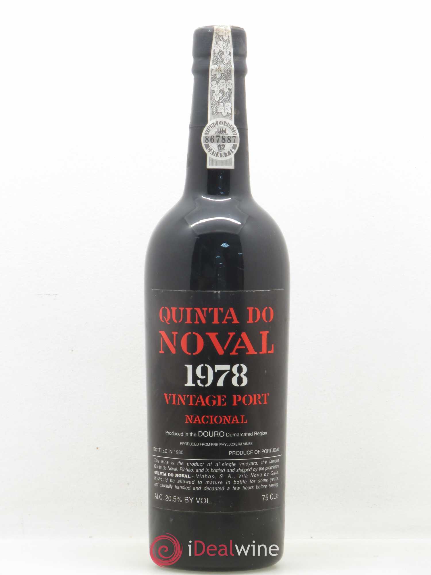 Porto Quinta Do Noval Nacional 1978 - Lot de 1 bouteille - 0