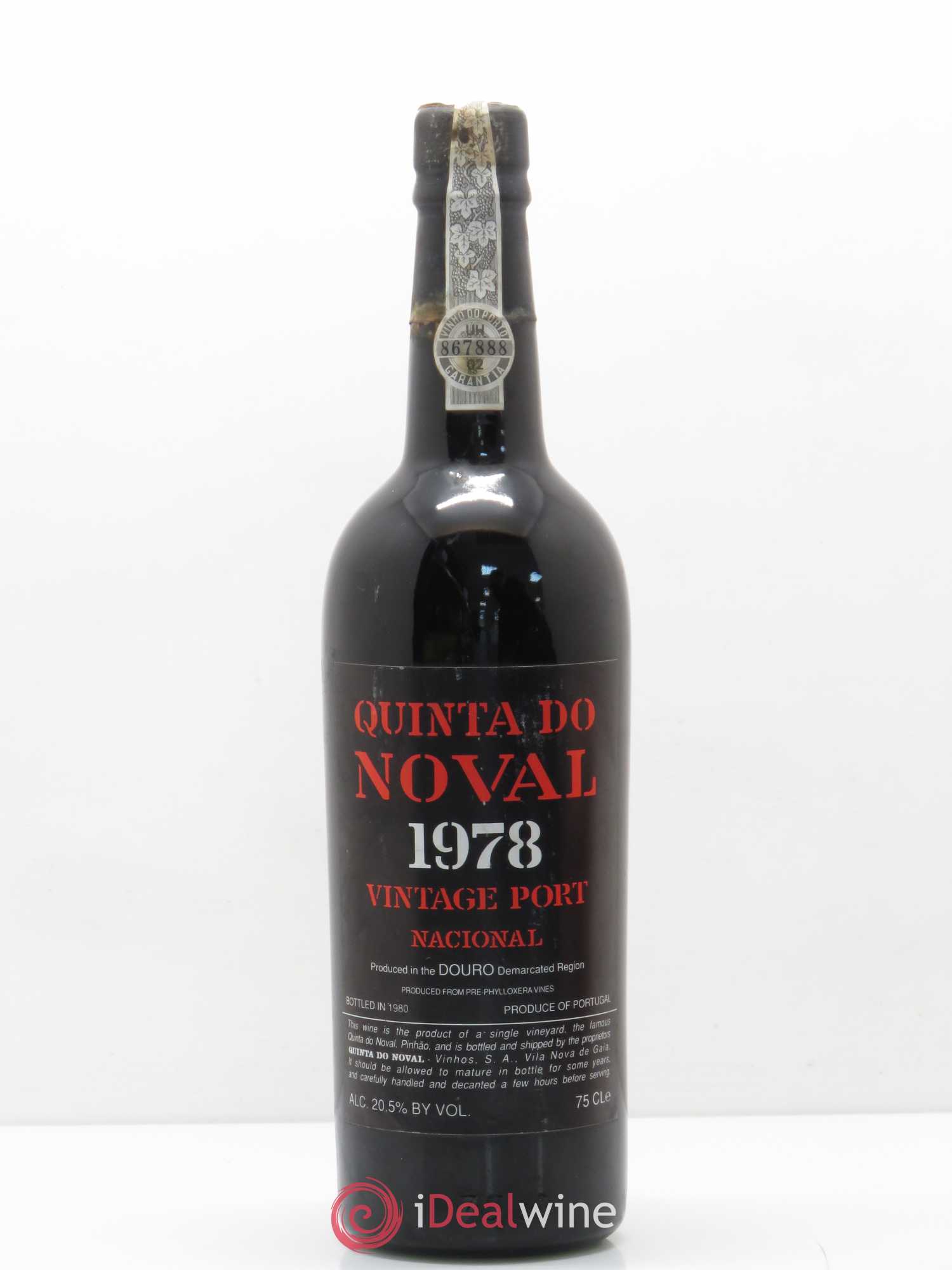Porto Quinta Do Noval Nacional 1978 - Lot de 1 bouteille - 0