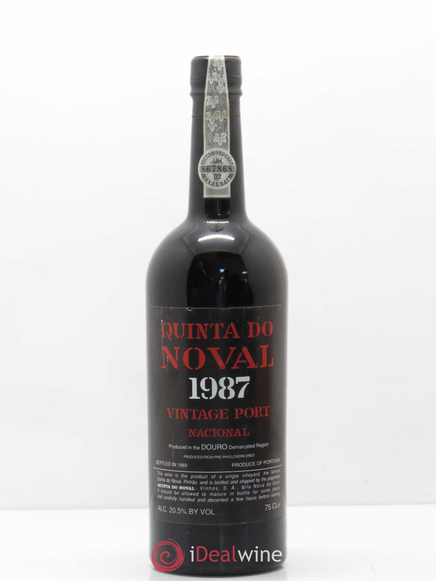 Porto Quinta Do Noval Nacional 1987 - Lot de 1 bouteille - 0