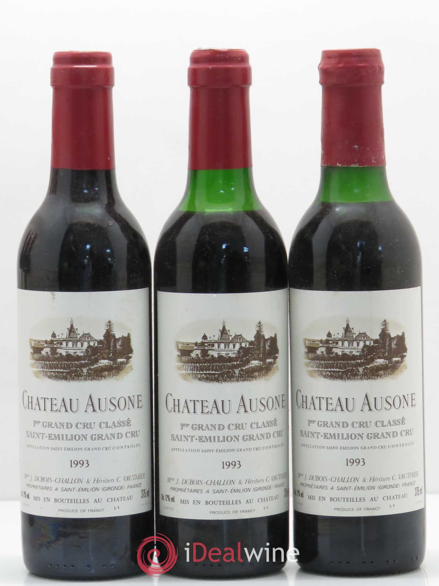 Château Ausone 1er Grand Cru Classé A 1993 - Lot de 12 demi bouteilles - 3