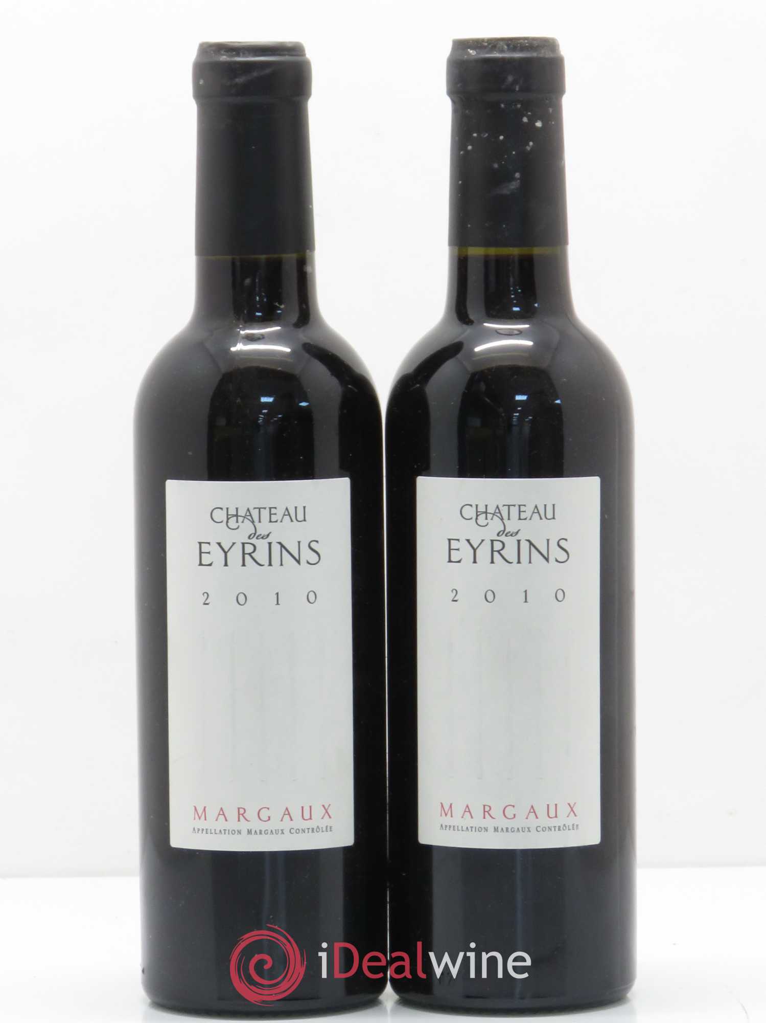 Bordeaux Margaux Château Des Eyrins 2010 - Posten von 2 Demi-Flaschen - 0