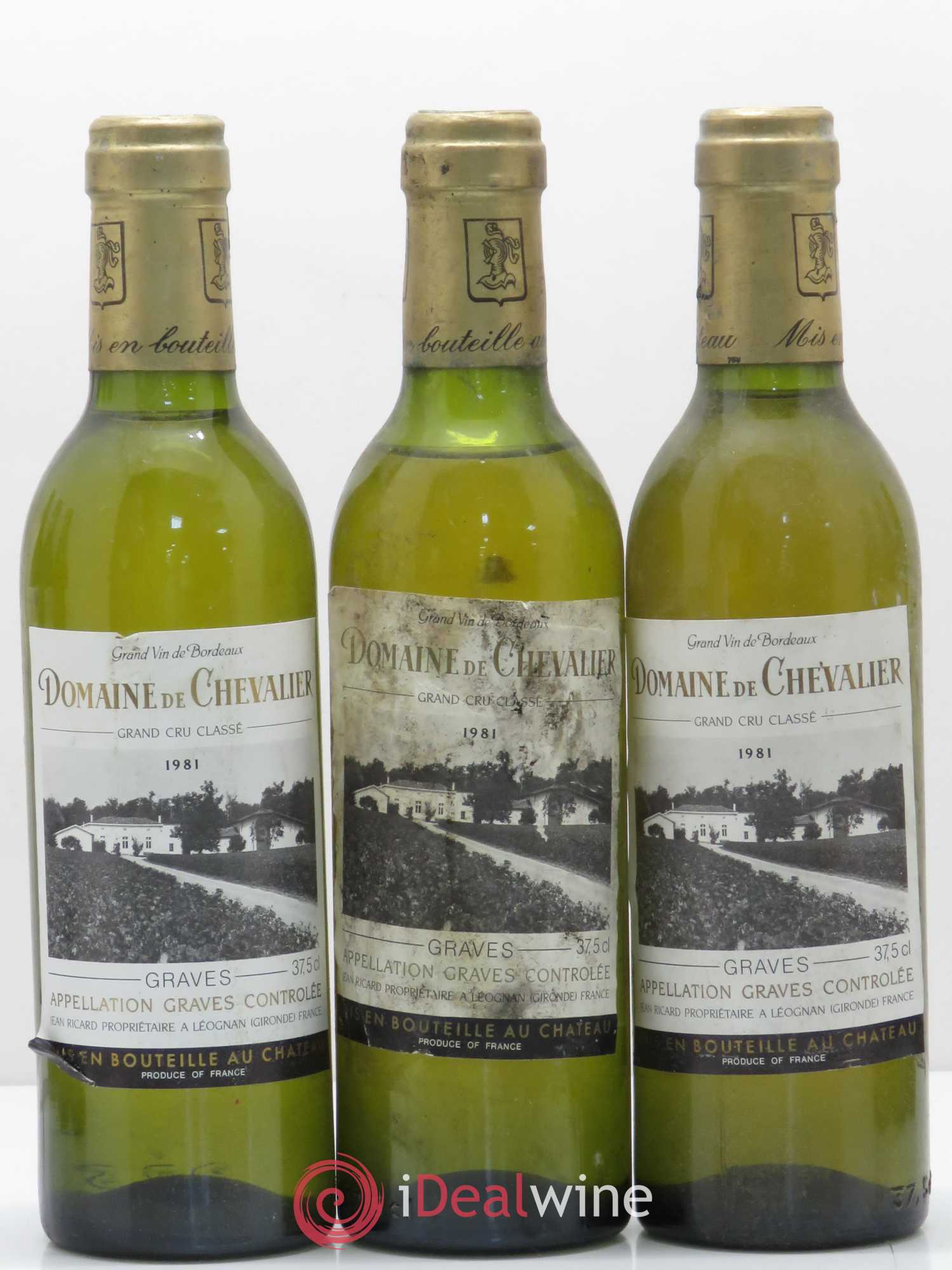 Domaine de Chevalier Cru Classé de Graves 1981 - Lot de 12 demi bouteilles - 2