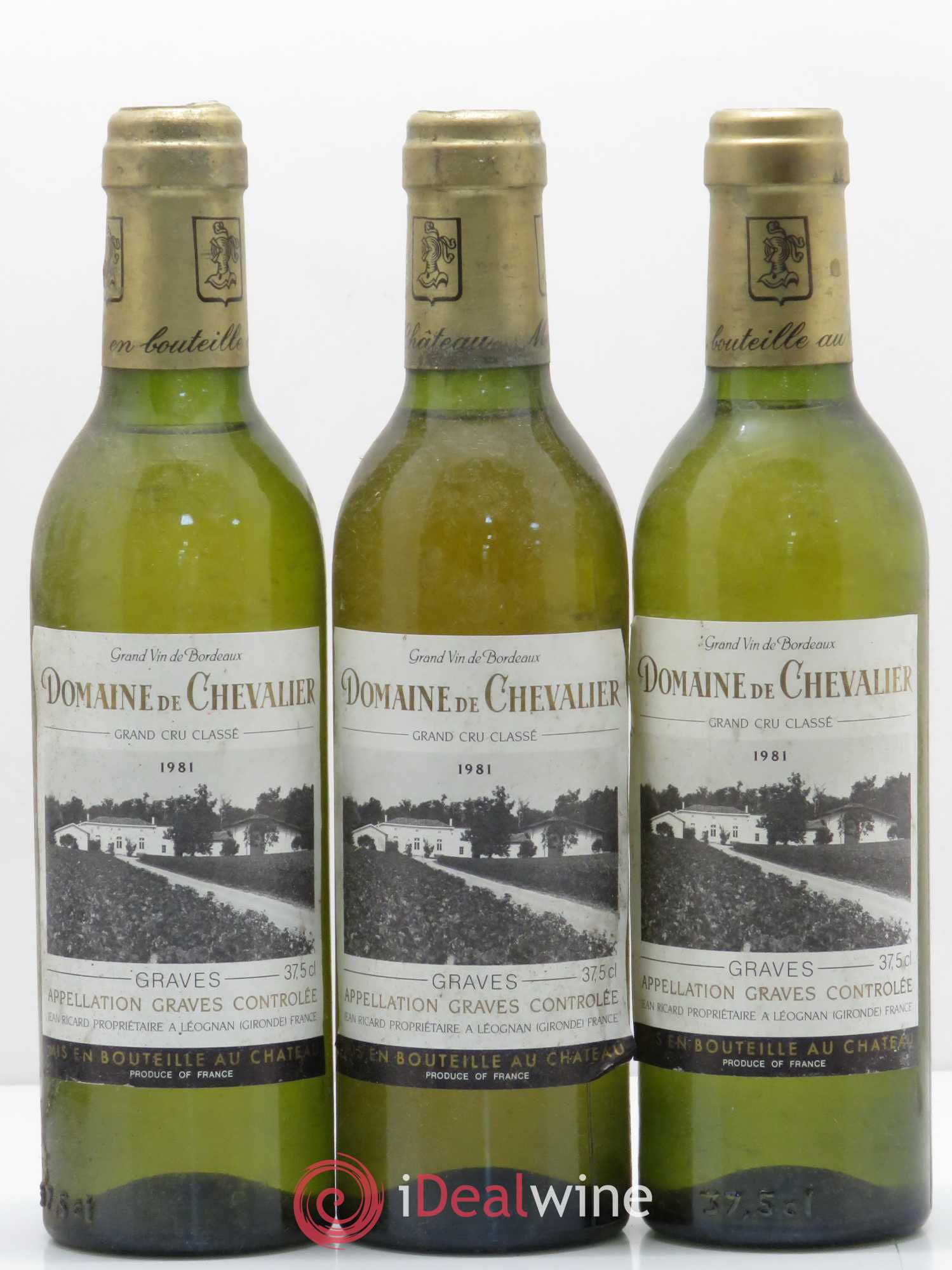 Domaine de Chevalier Cru Classé de Graves 1981 - Lot de 12 demi bouteilles - 3