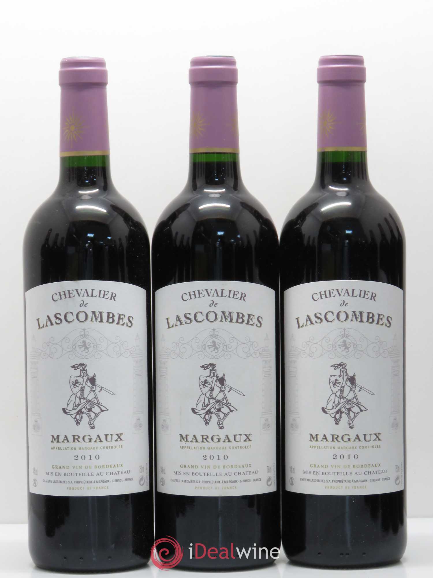 Chevalier de Lascombes Second Vin 2010 - Lot de 12 bouteilles - 1