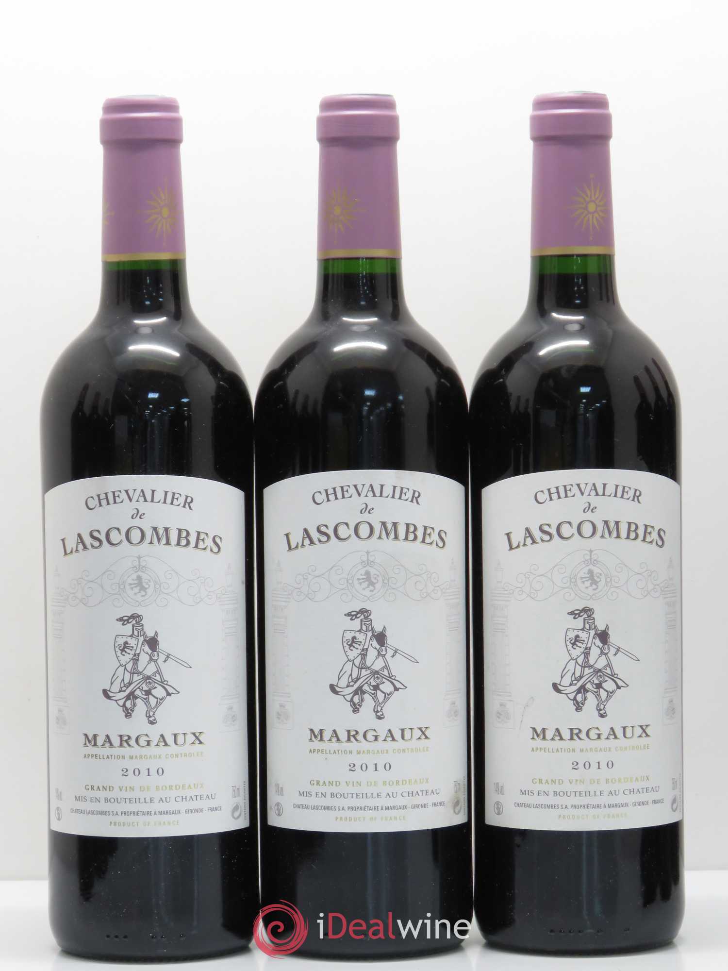 Chevalier de Lascombes Second Vin 2010 - Lot de 12 bouteilles - 2