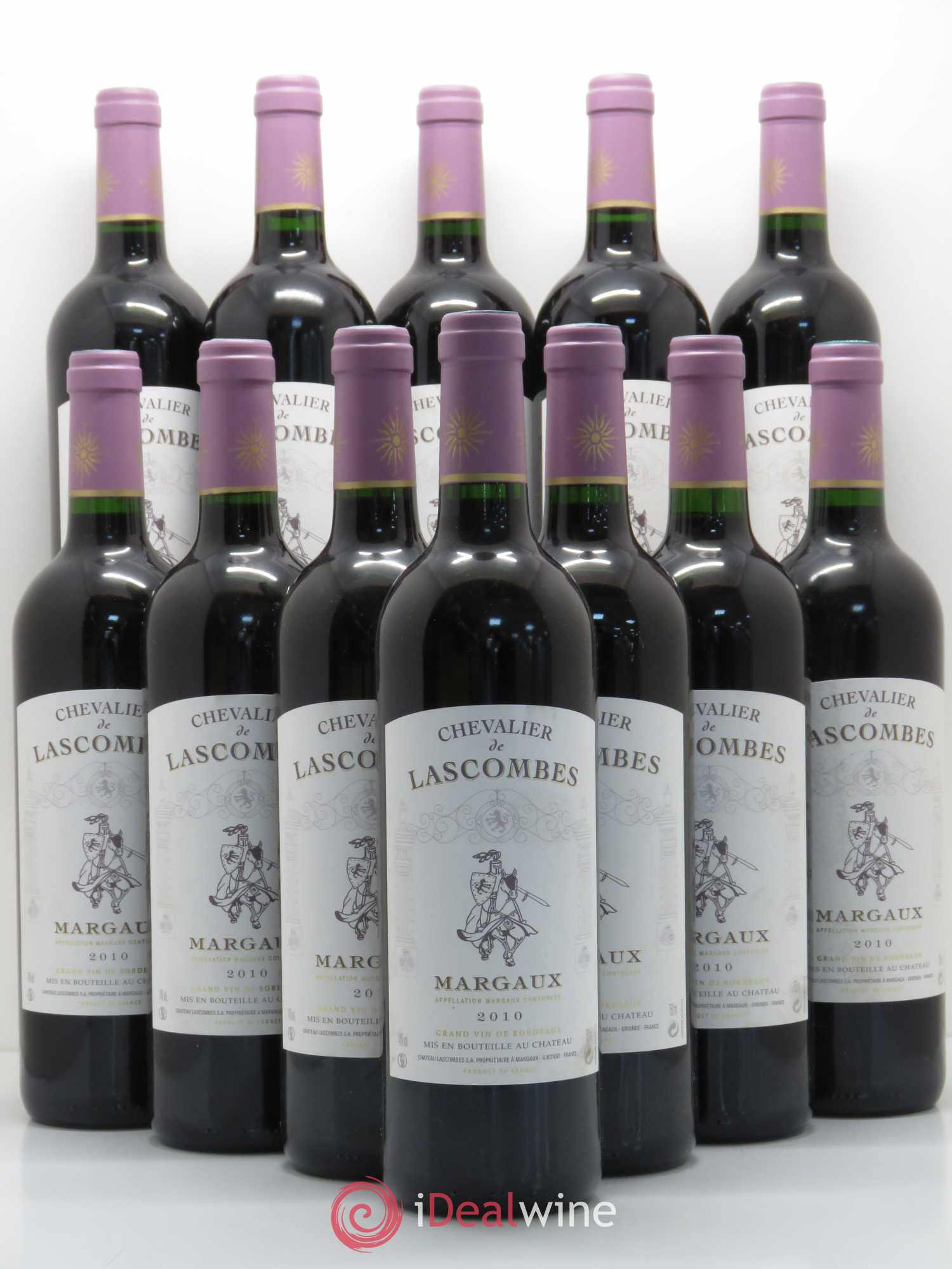 Chevalier de Lascombes Second Vin 2010 - Lot de 12 bouteilles - 0