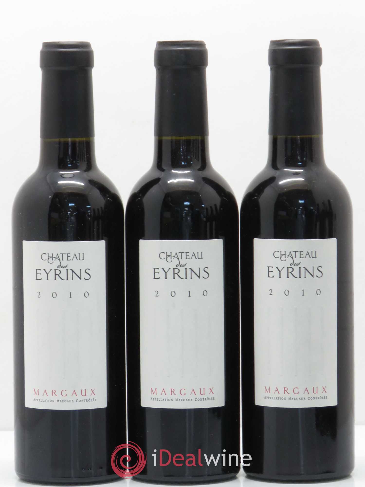 Bordeaux Margaux Château Des Eyrins 2010 - Posten von 6 Demi-Flaschen - 1