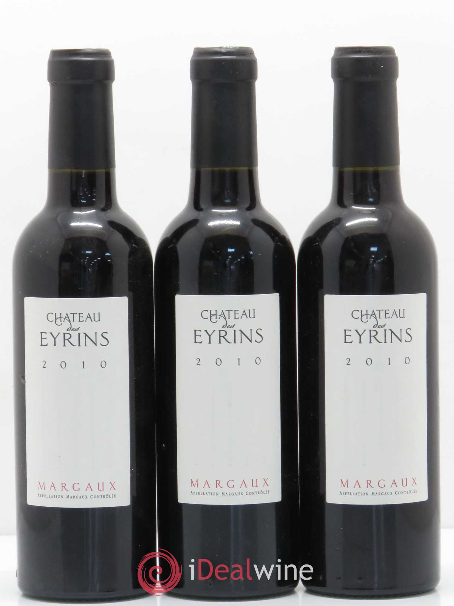Bordeaux Margaux Château Des Eyrins 2010 - Posten von 6 Demi-Flaschen - 2