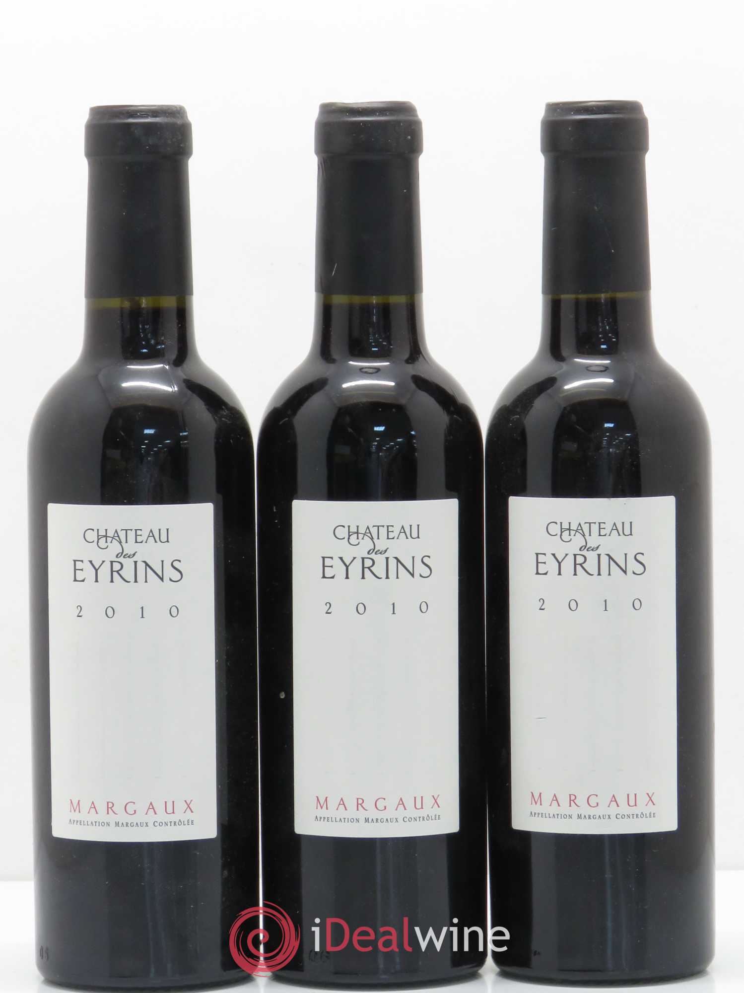 Bordeaux Margaux Château Des Eyrins 2010 - Posten von 6 Demi-Flaschen - 2