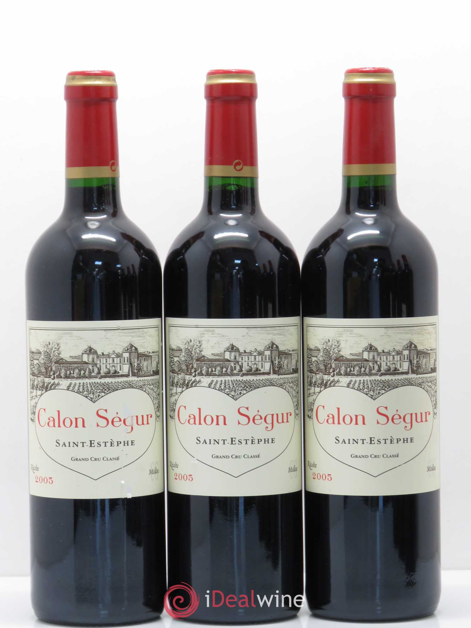 Château Calon Ségur 3ème Grand Cru Classé 2005 - Lot de 6 bouteilles - 1
