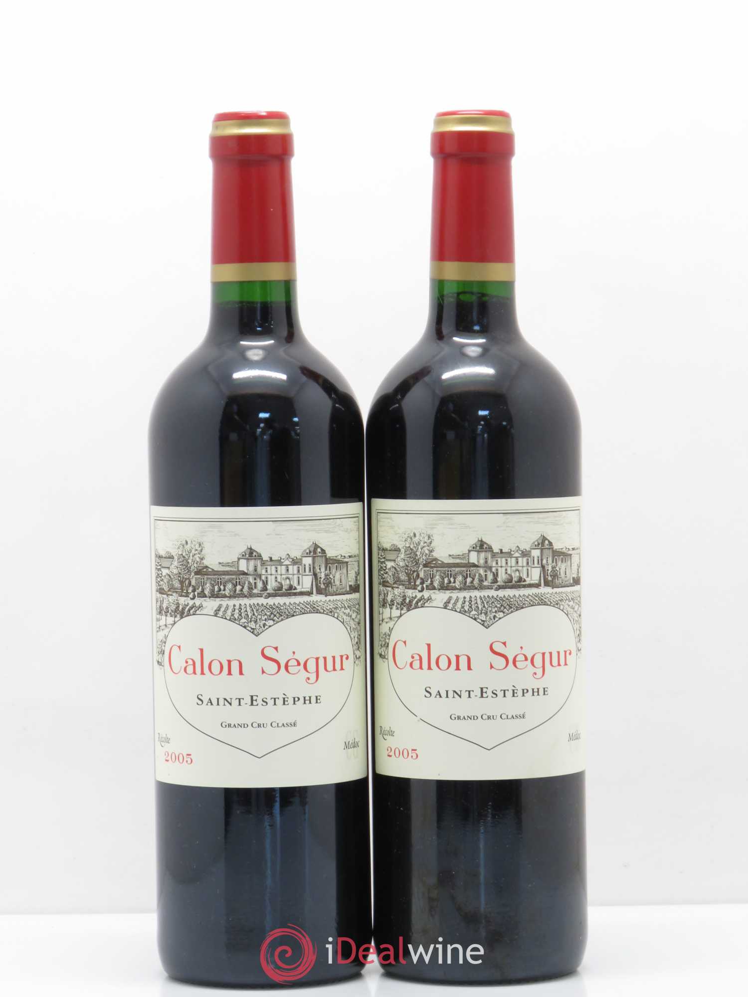 Château Calon Ségur 3ème Grand Cru Classé 2005 - Lot de 2 bouteilles - 0