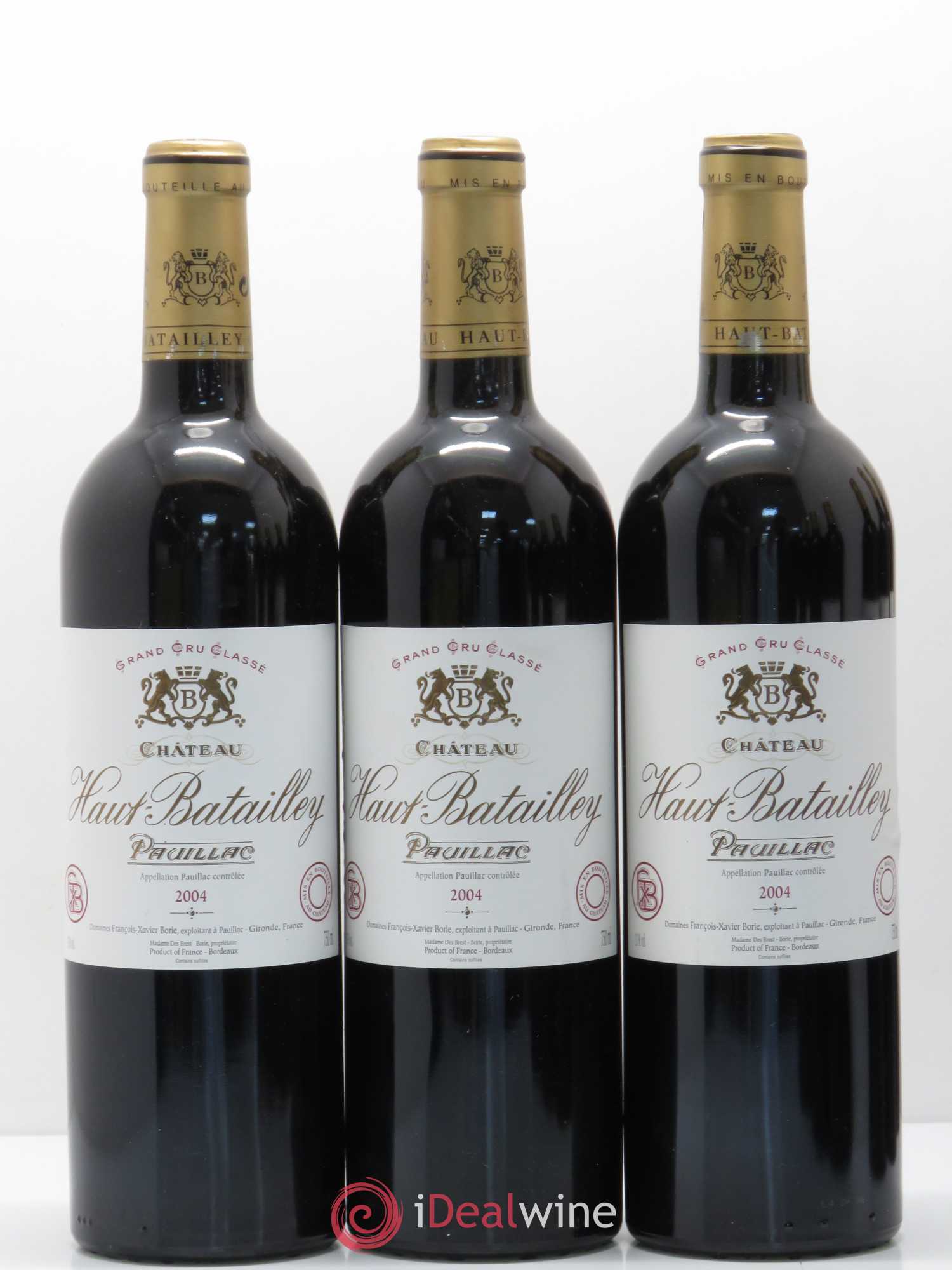 Château Haut Batailley 5ème Grand Cru Classé 2004 - Lot de 12 bouteilles - 2
