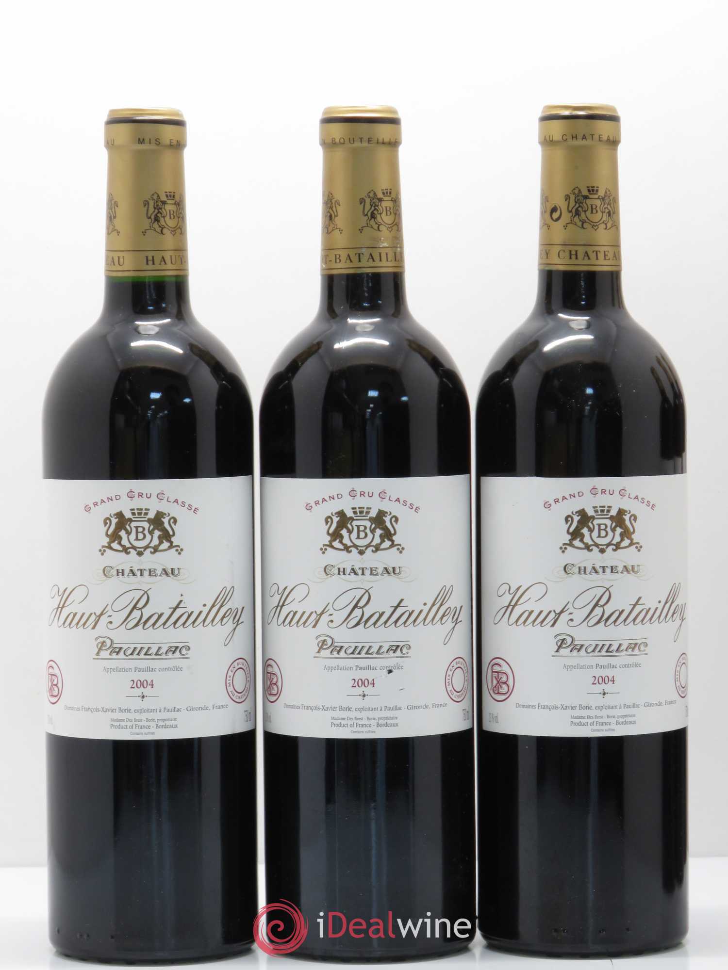 Château Haut Batailley 5ème Grand Cru Classé 2004 - Lot de 12 bouteilles - 3