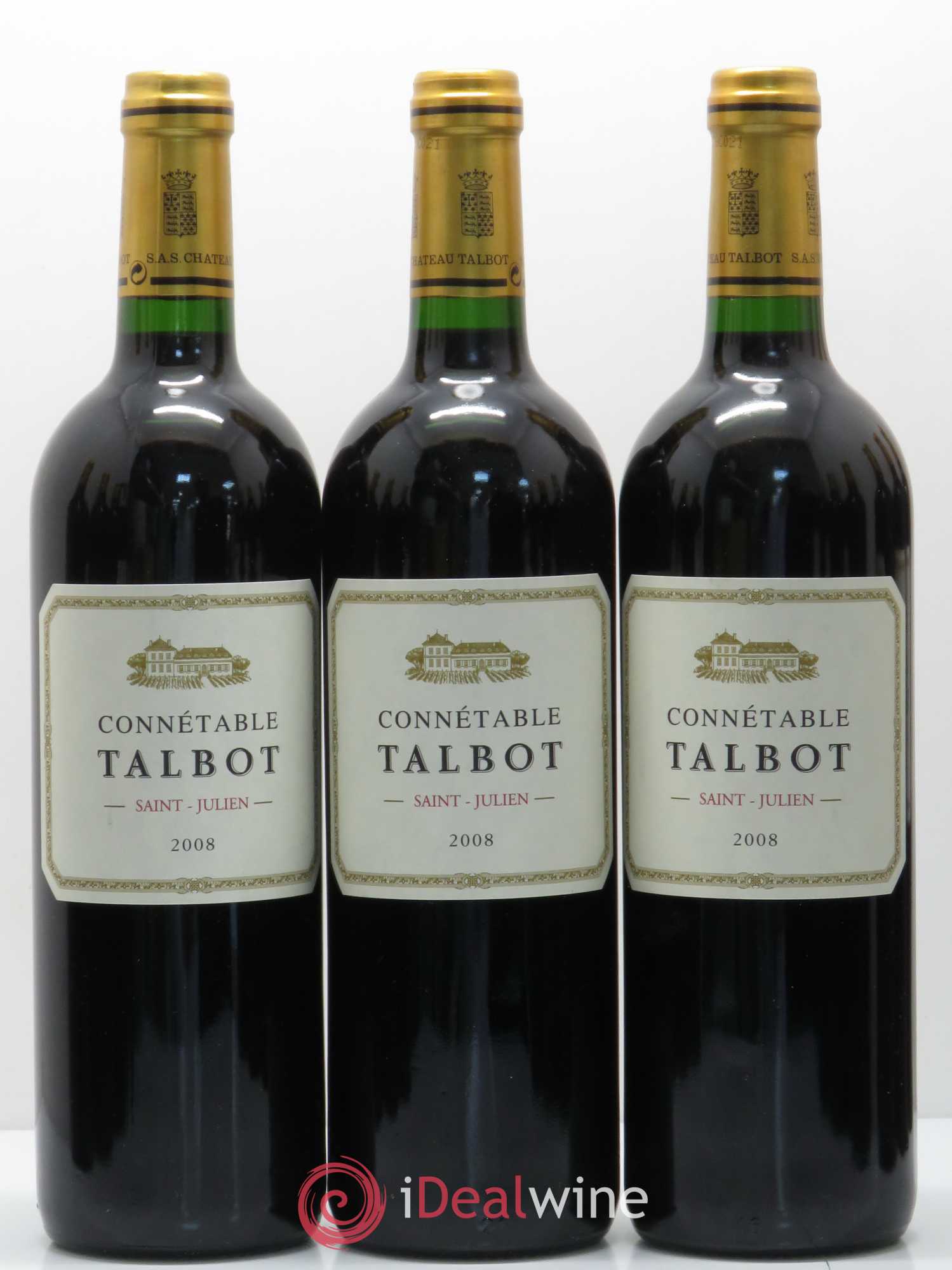 Connétable de Talbot Second Vin 2008 - Lot de 12 bouteilles - 1