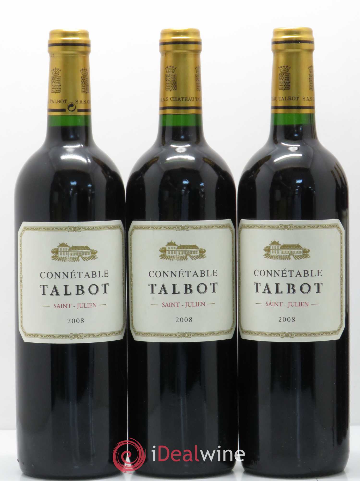 Connétable de Talbot Second Vin 2008 - Lot de 12 bouteilles - 3