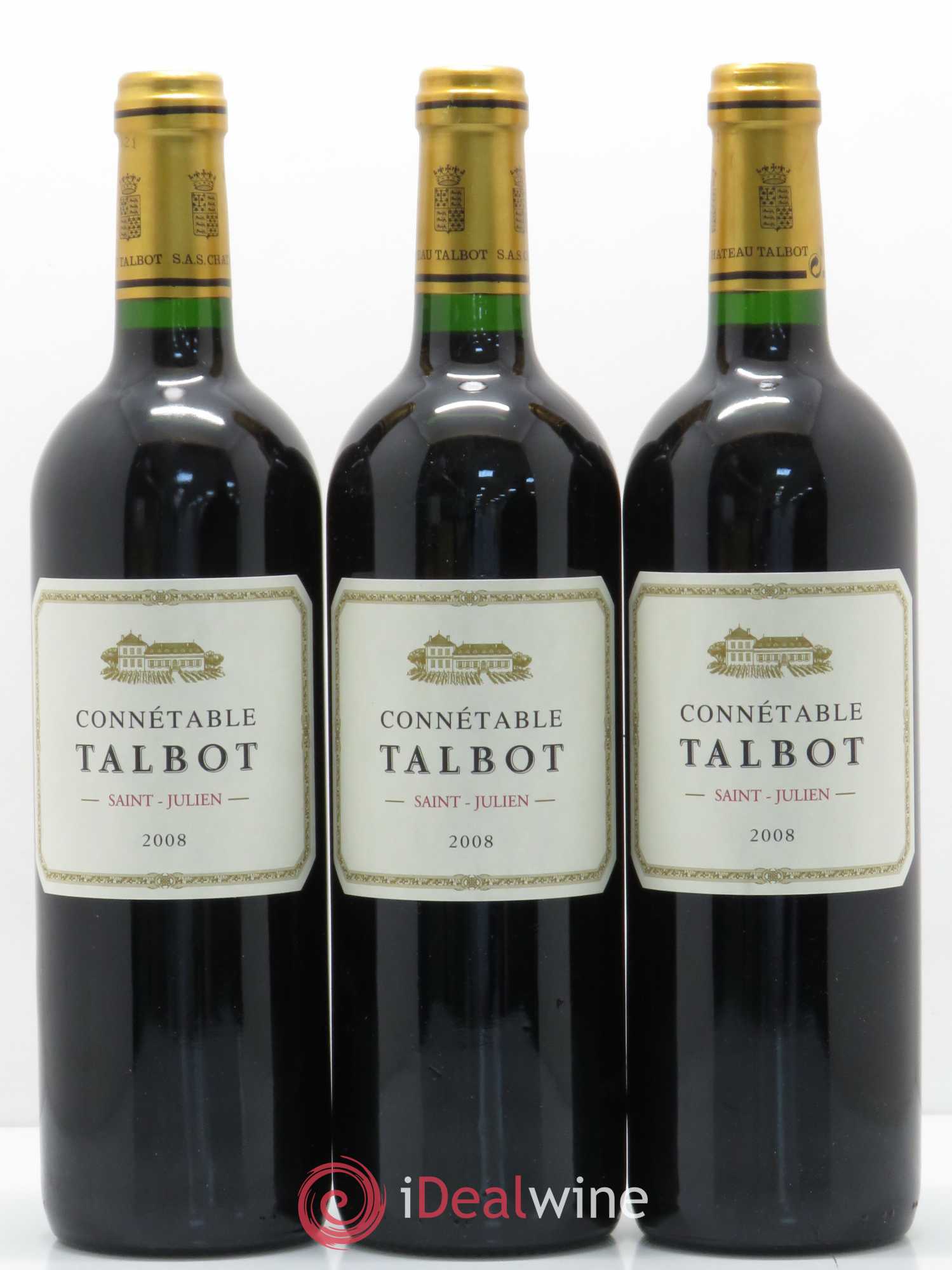 Connétable de Talbot Second Vin 2008 - Lot de 12 bouteilles - 4