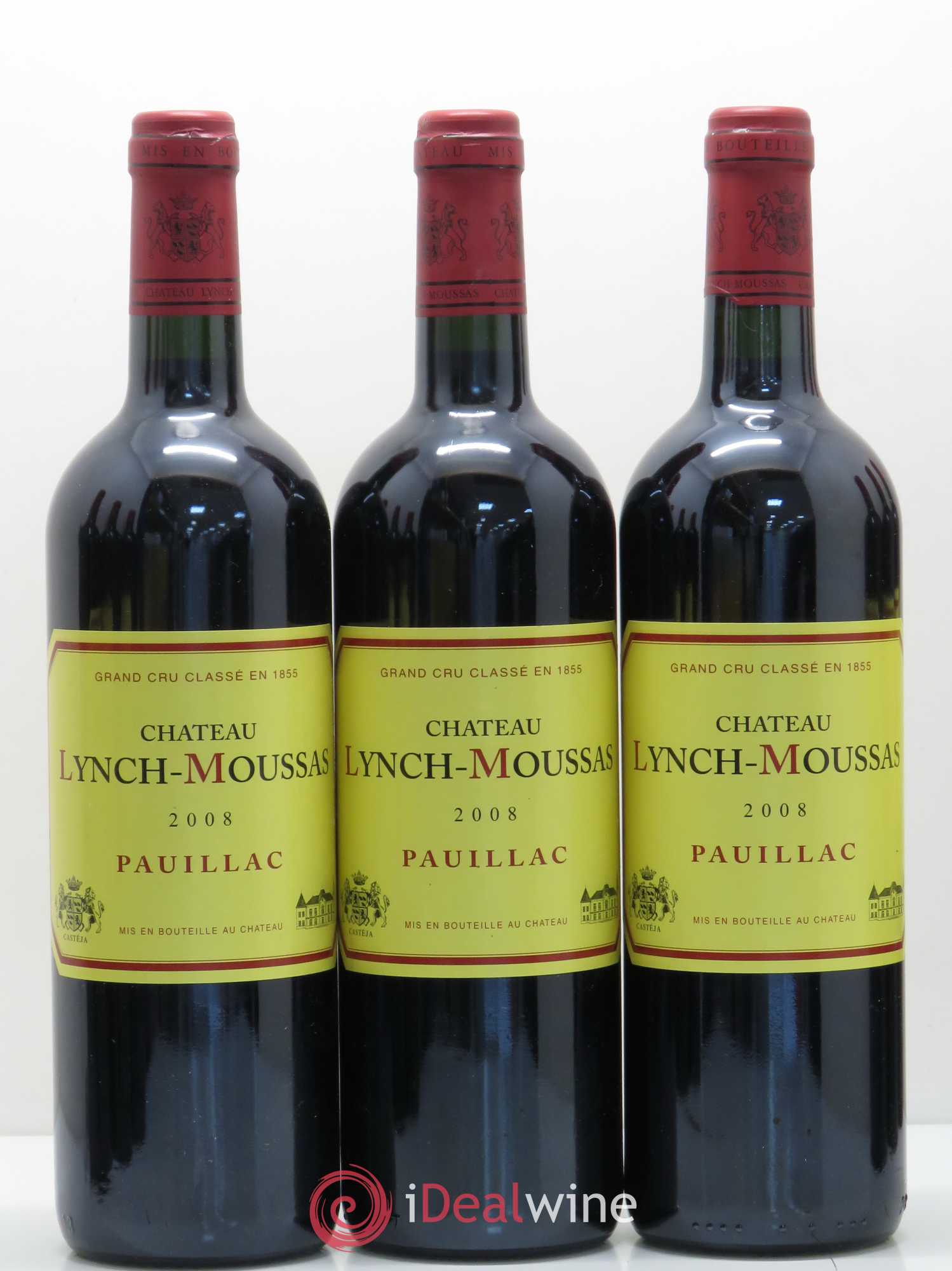 Château Lynch Moussas 5ème Grand Cru Classé 2008 - Lot de 12 bouteilles - 2