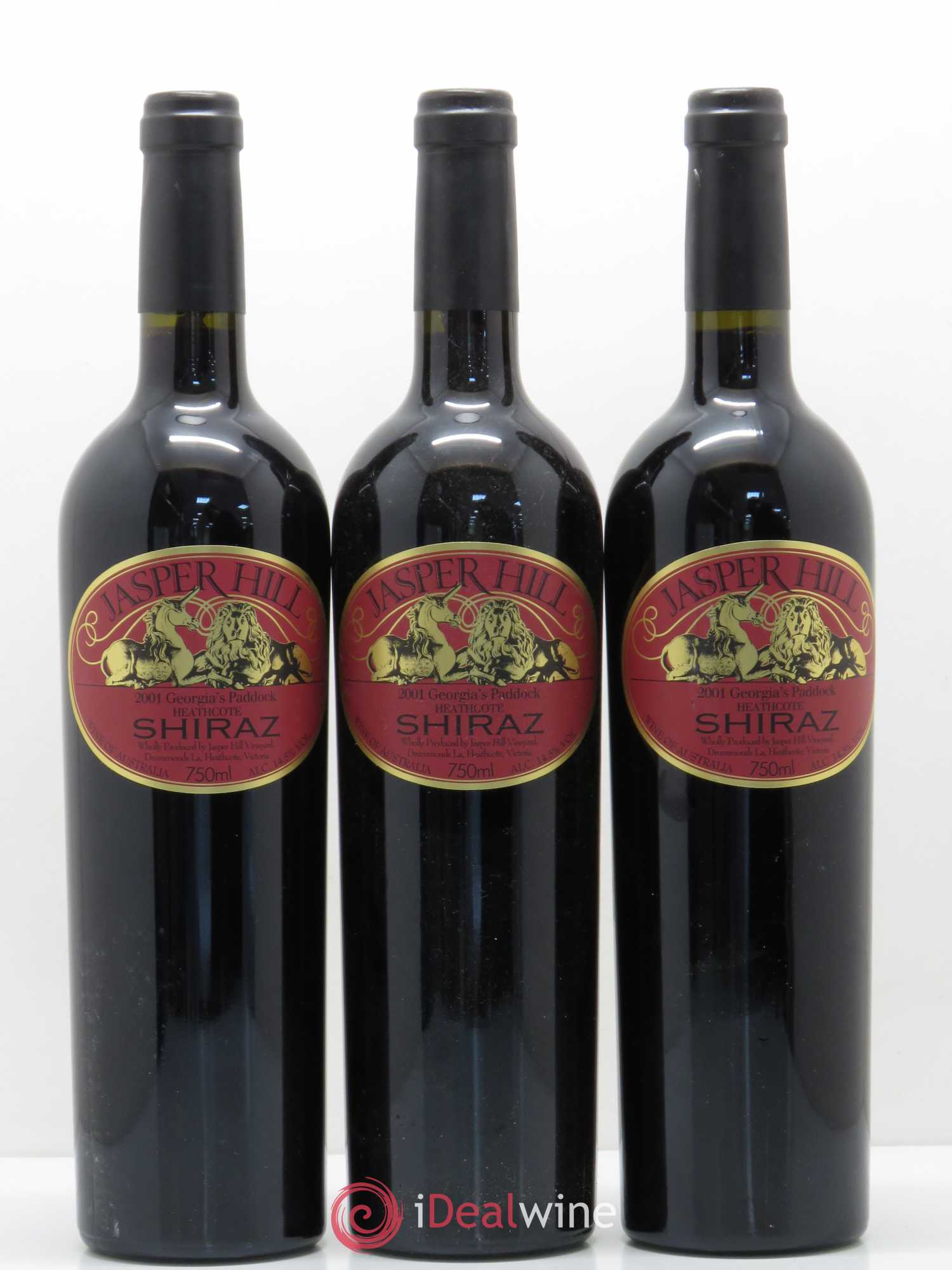 Australie Jasper Hill Shiraz Heathcote 2001 - Posten von 3 Flaschen - 0
